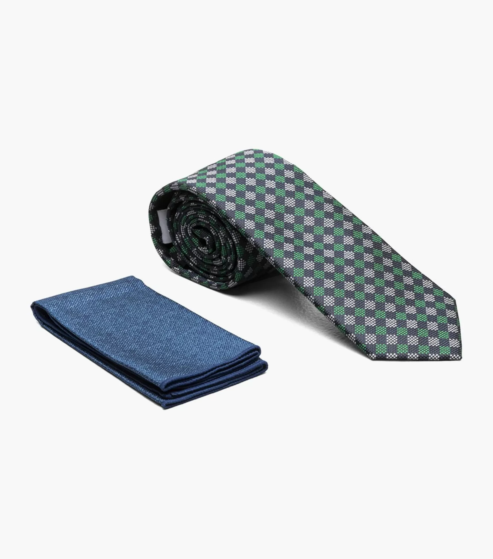 Stacy Adams Ties>Alan Skinny Tie & Hanky Set