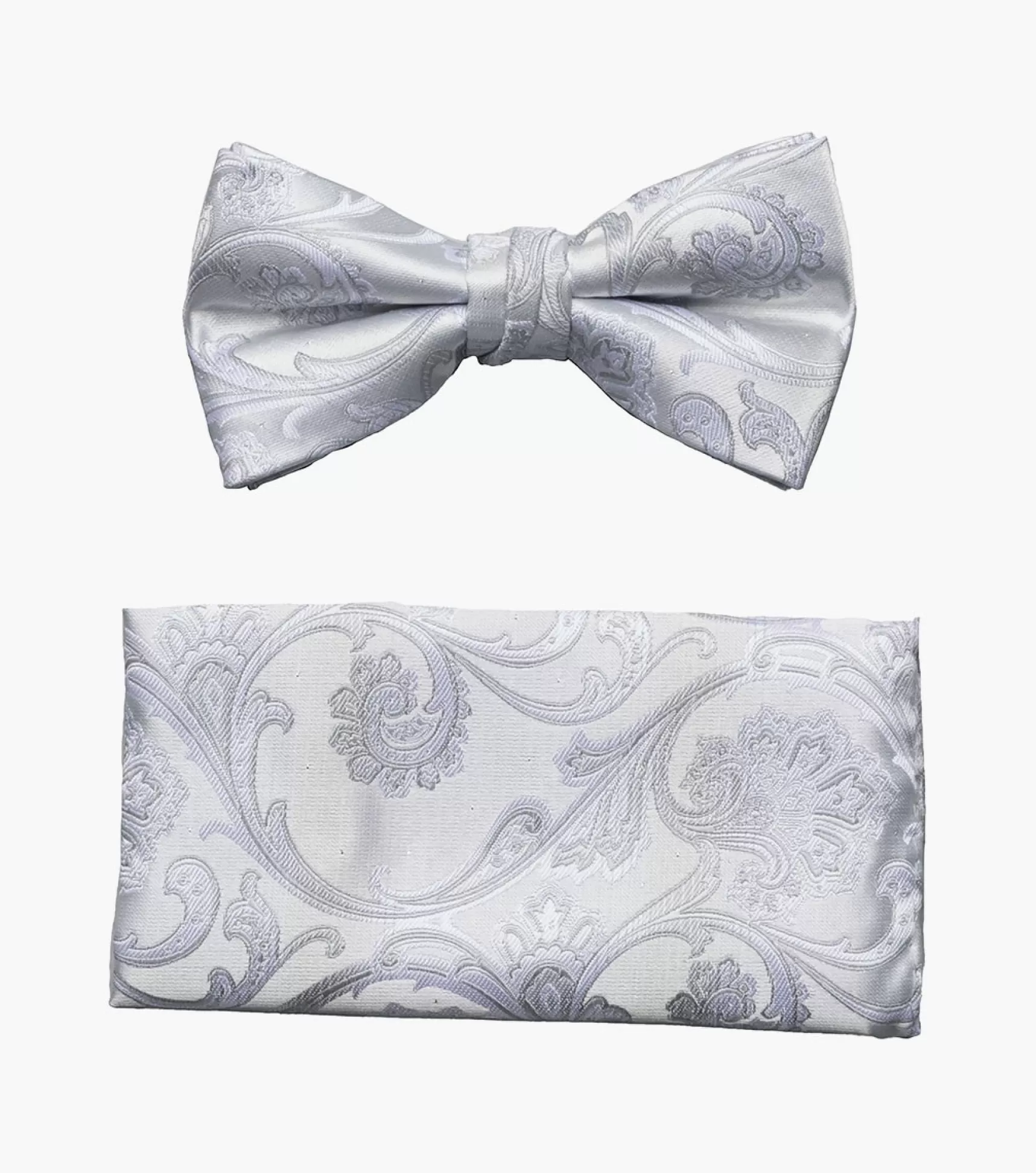 Stacy Adams Ties>Asensio Bow Tie & Hanky Set