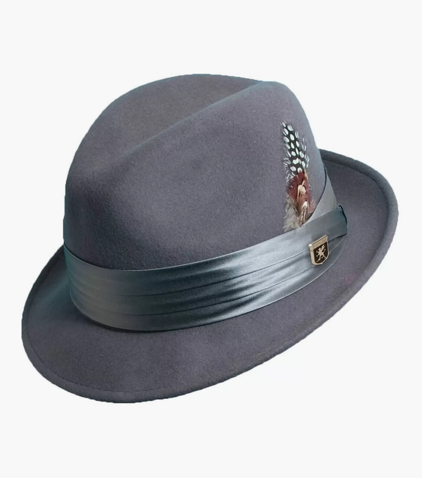 Stacy Adams Hats>Ash Fedora Crushable Wool Felt Pinch Front Hat