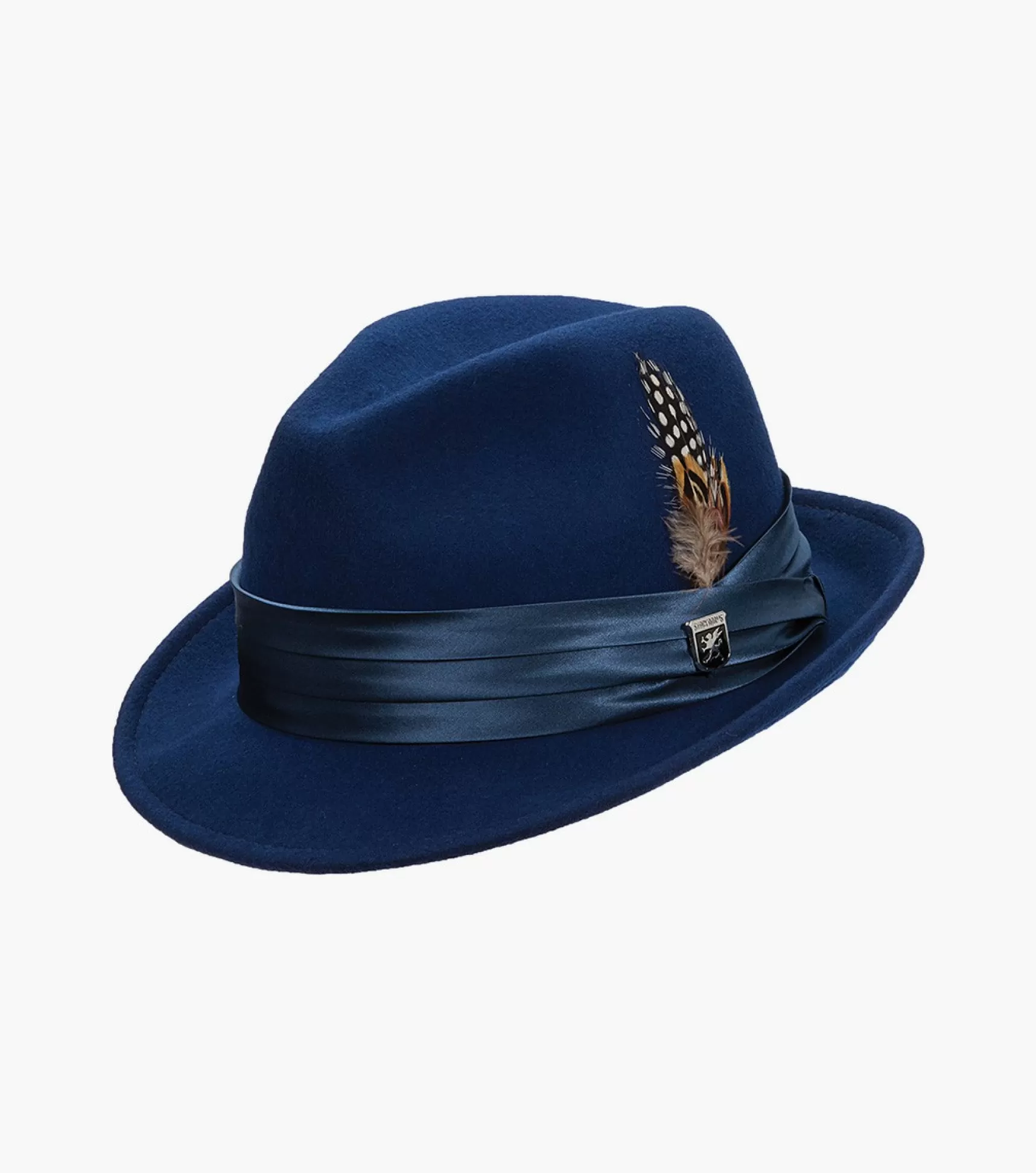 Stacy Adams Hats>Ash Fedora Crushable Wool Felt Pinch Front Hat