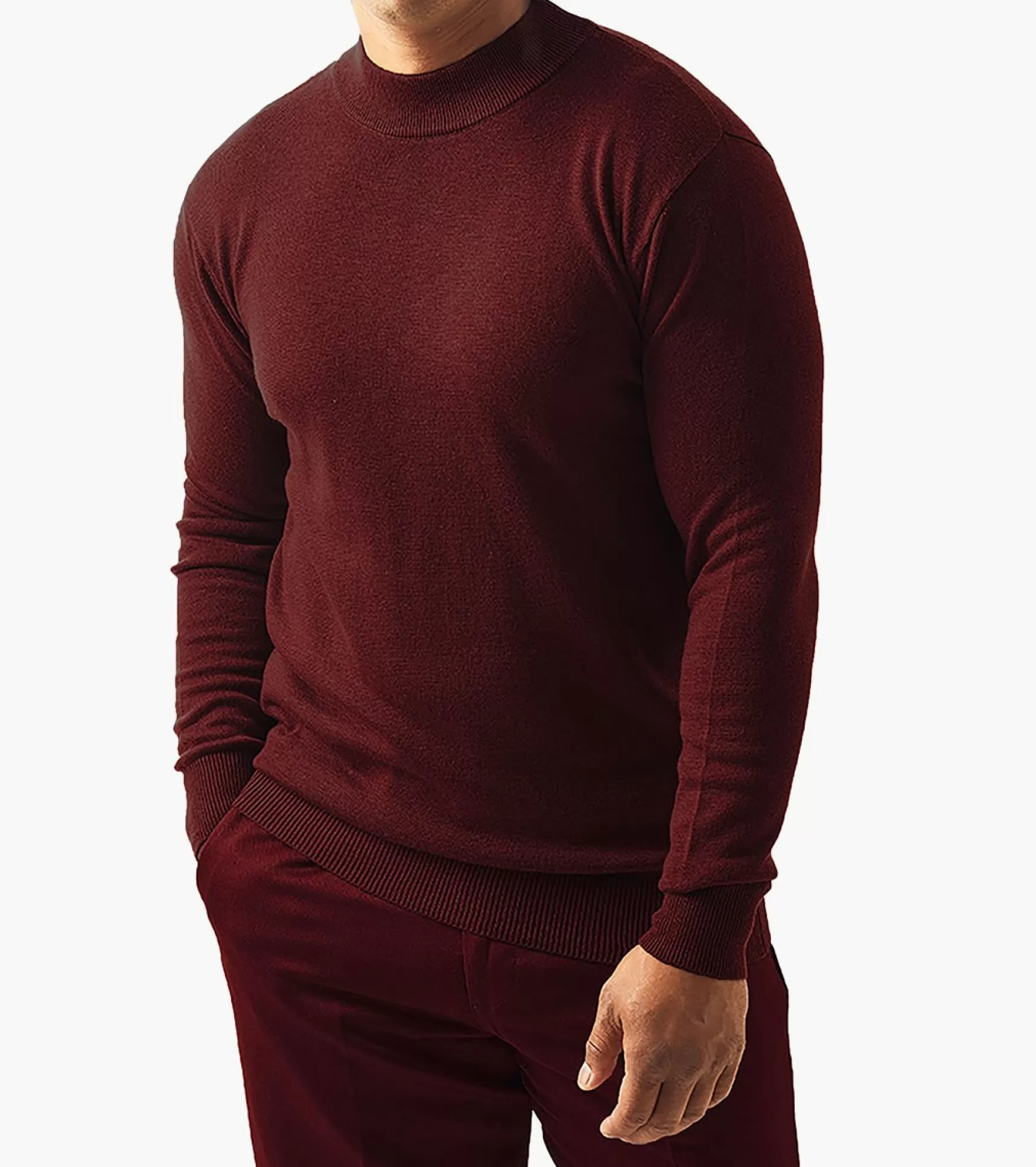 Stacy Adams Casual Wear>Asher Mock Neck Sweater