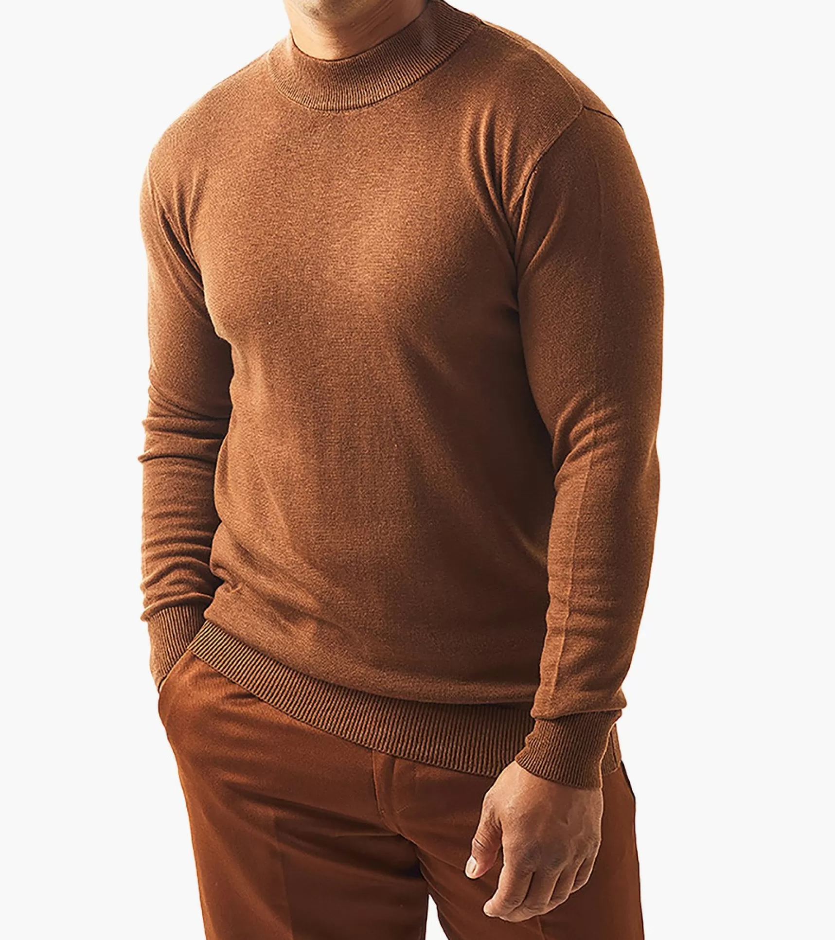 Stacy Adams Casual Wear>Asher Mock Neck Sweater