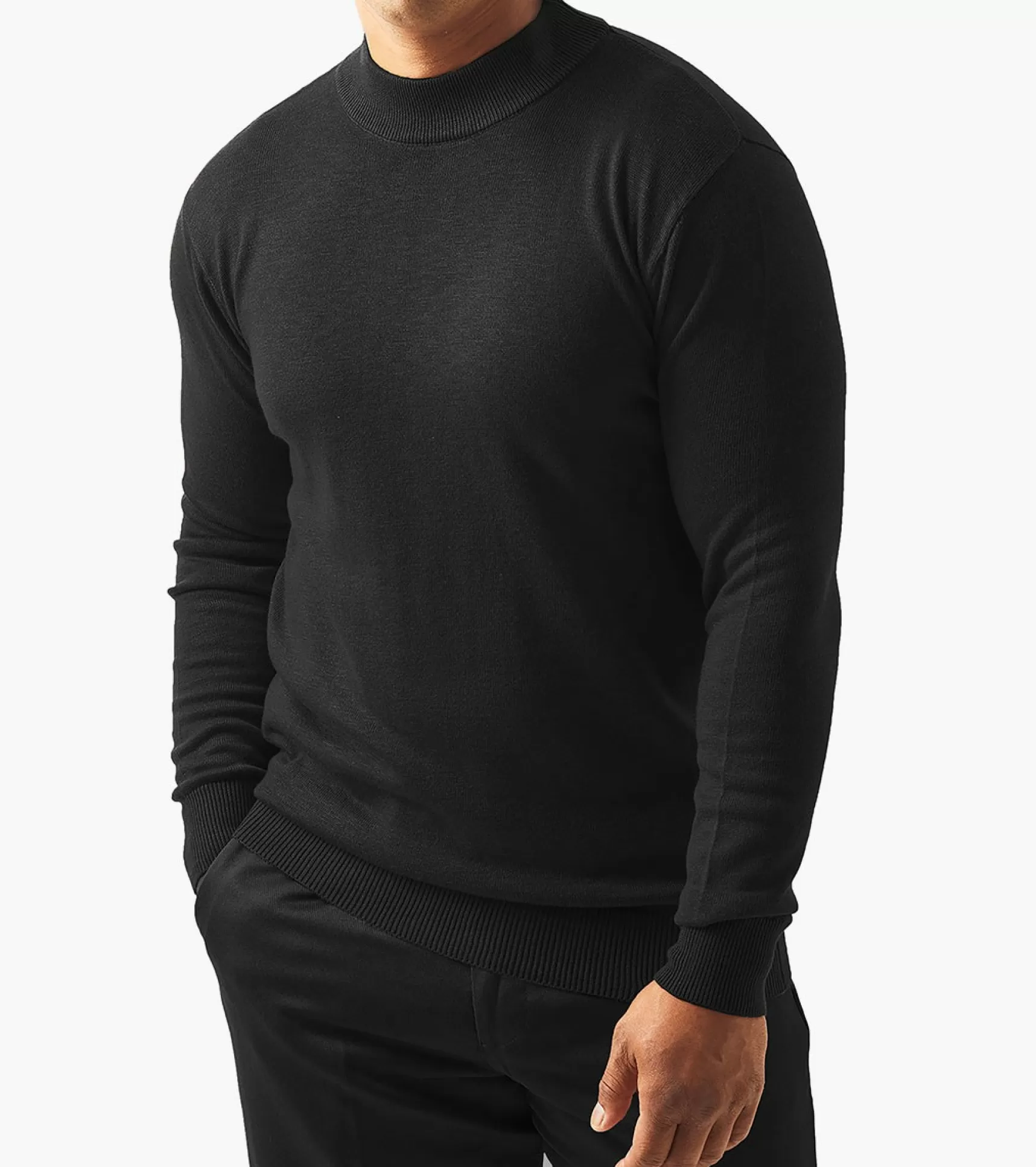 Stacy Adams Casual Wear>Asher Mock Neck Sweater