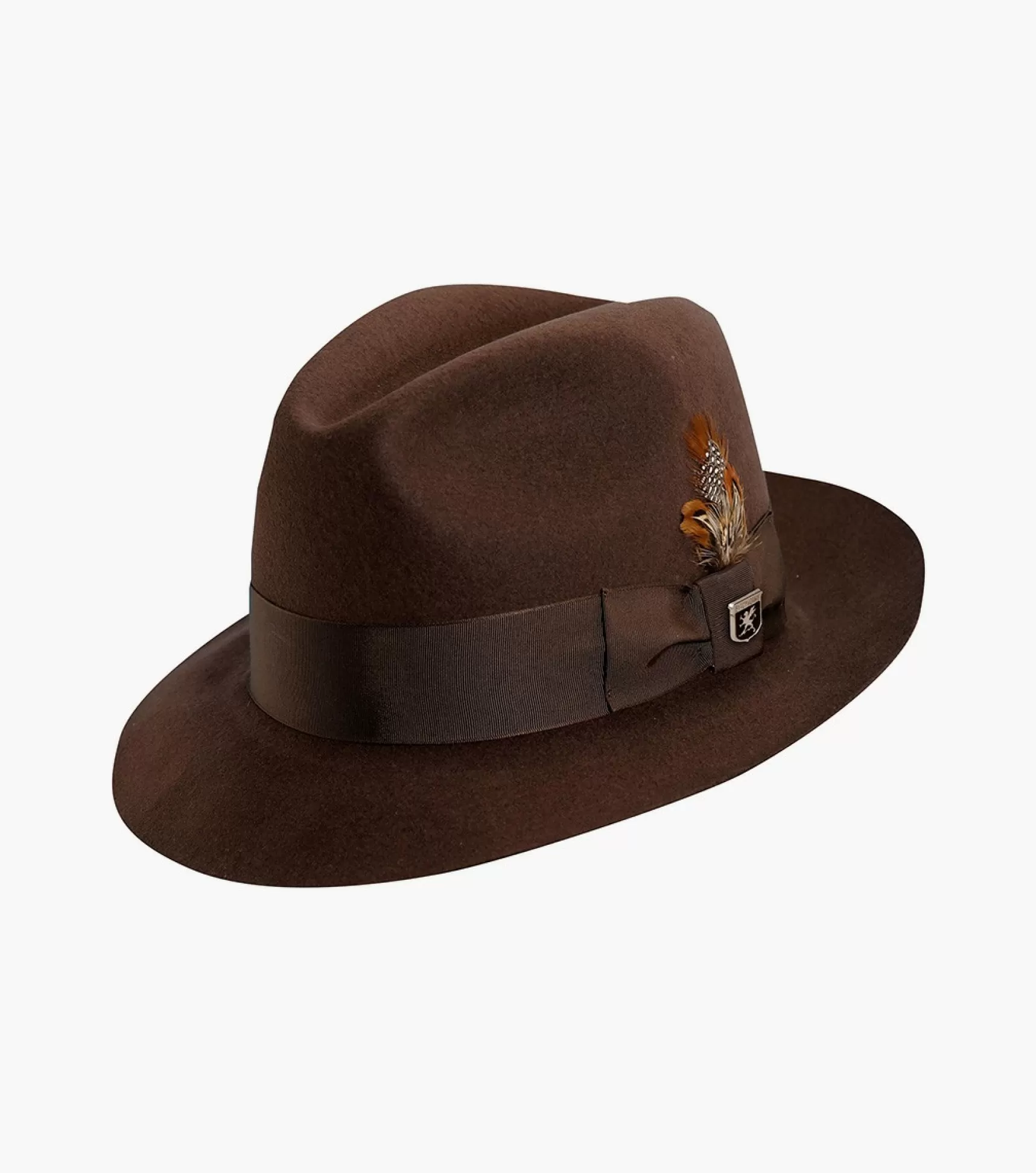 Stacy Adams Hats>August Fedora Wool Felt Pinch Front Hat