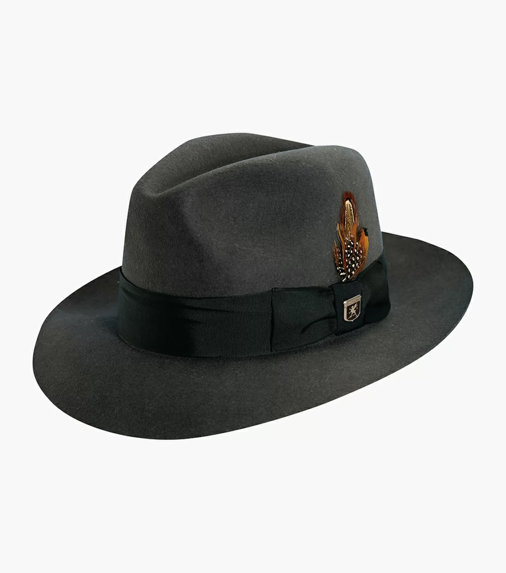 Stacy Adams Hats>August Fedora Wool Felt Pinch Front Hat