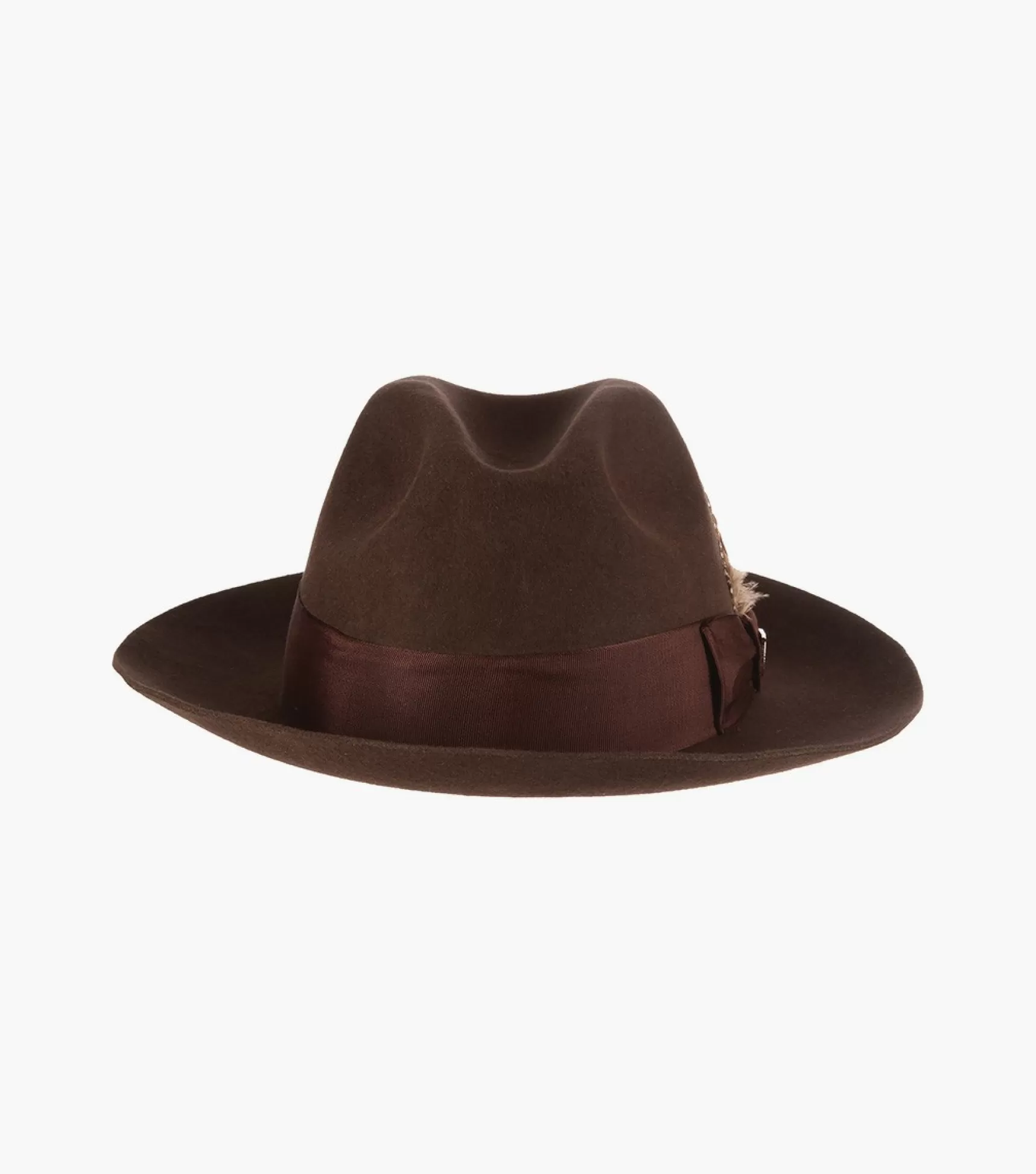 Stacy Adams Hats>August Fedora Wool Felt Pinch Front Hat