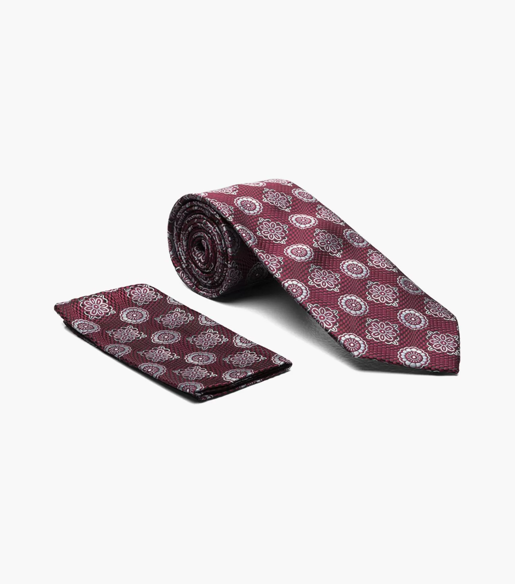 Stacy Adams Ties>Braxton Tie And Hanky Set