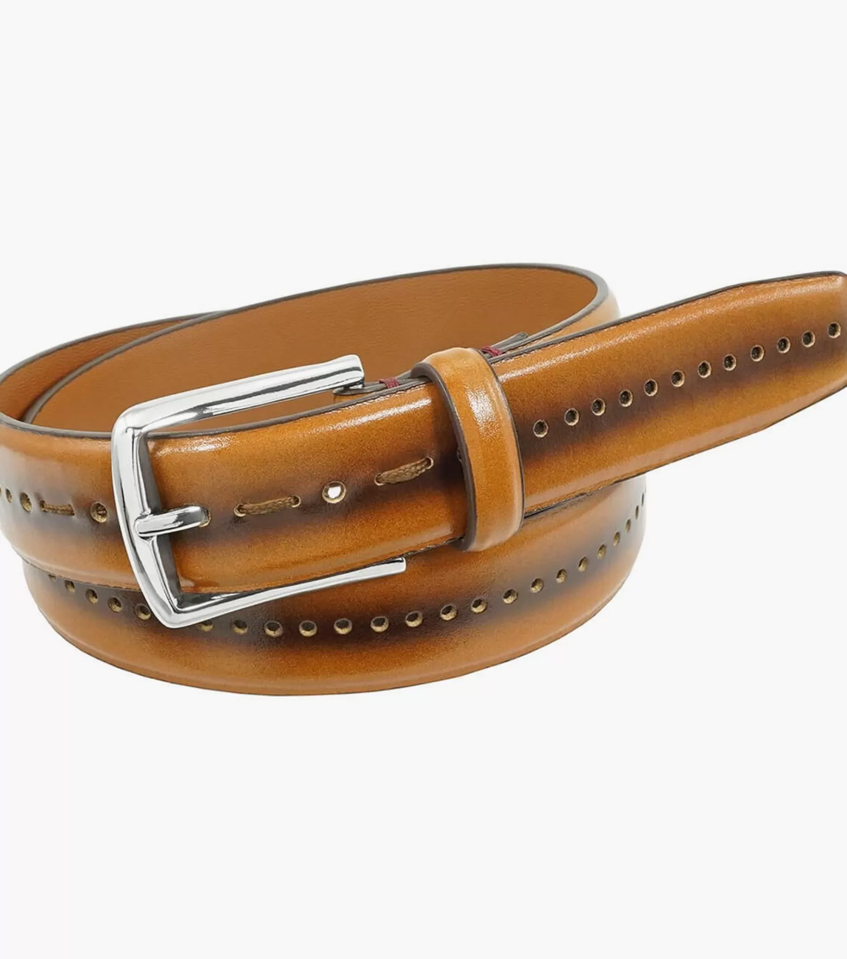 Stacy Adams Belts>Carnegie Perf Leather Belt