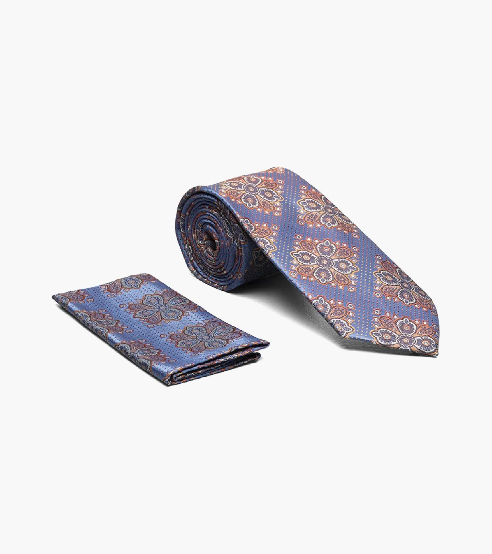 Stacy Adams Ties>Cedric Tie & Hanky Set