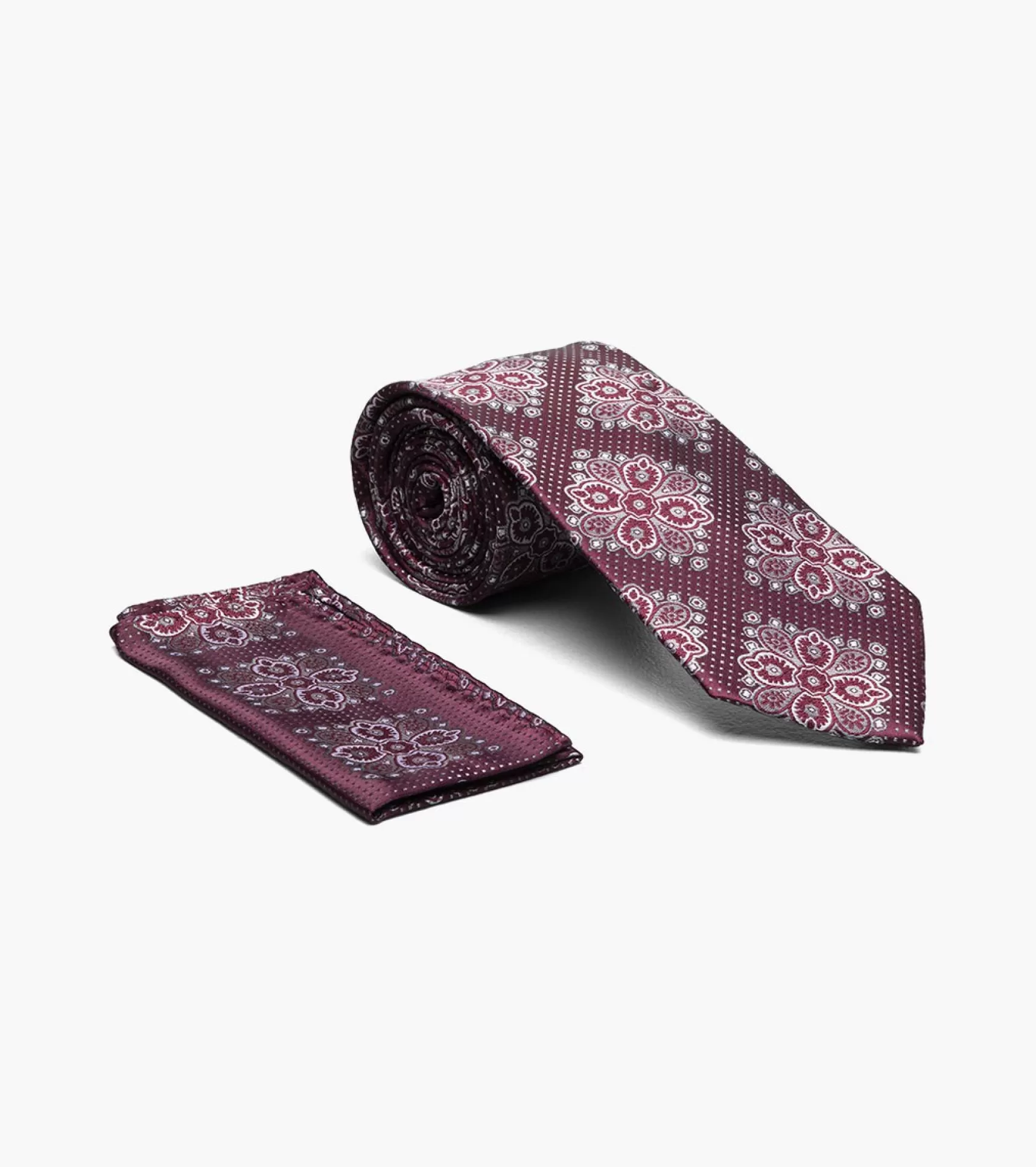 Stacy Adams Ties>Cedric Tie & Hanky Set