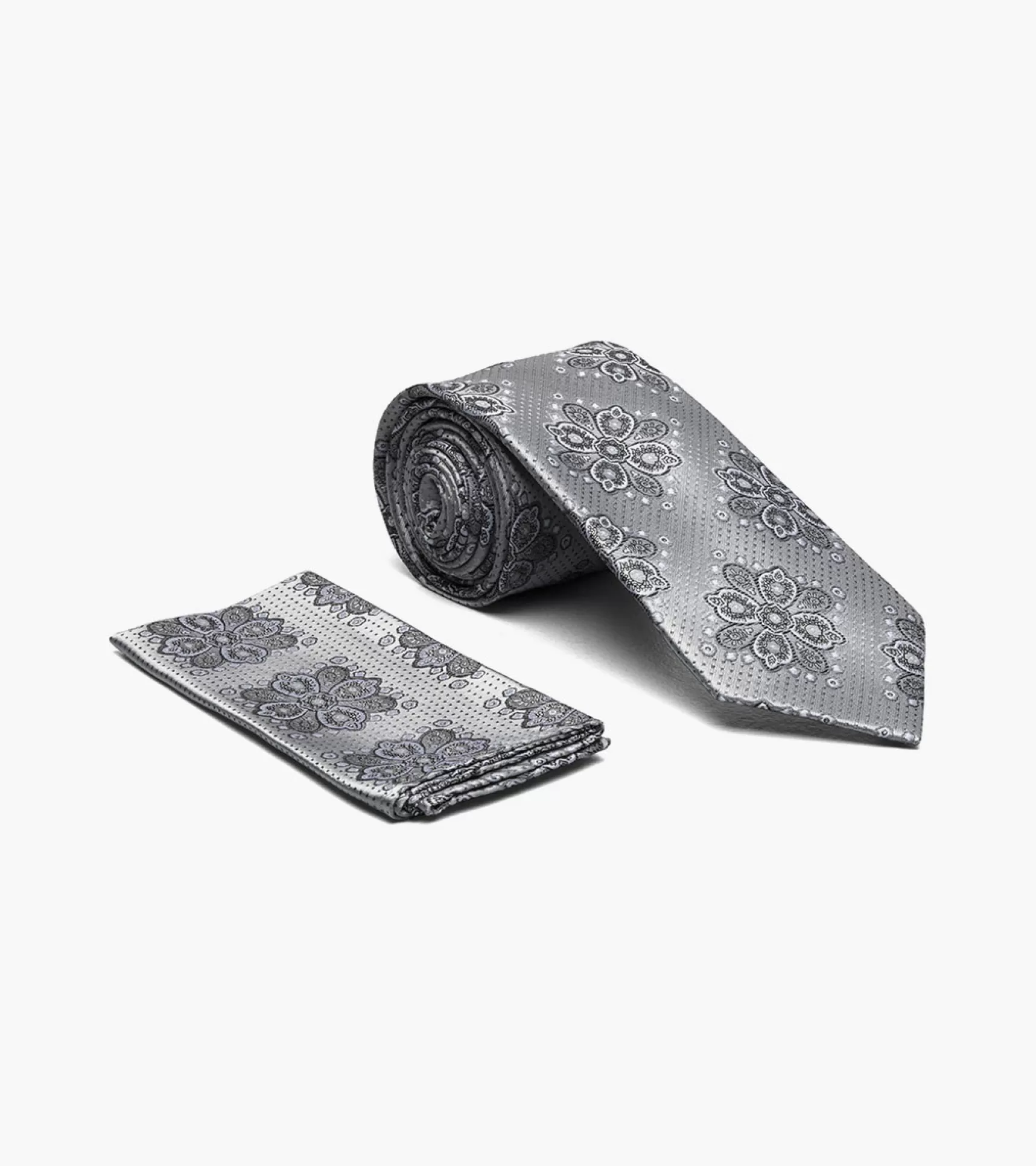 Stacy Adams Ties>Cedric Tie & Hanky Set