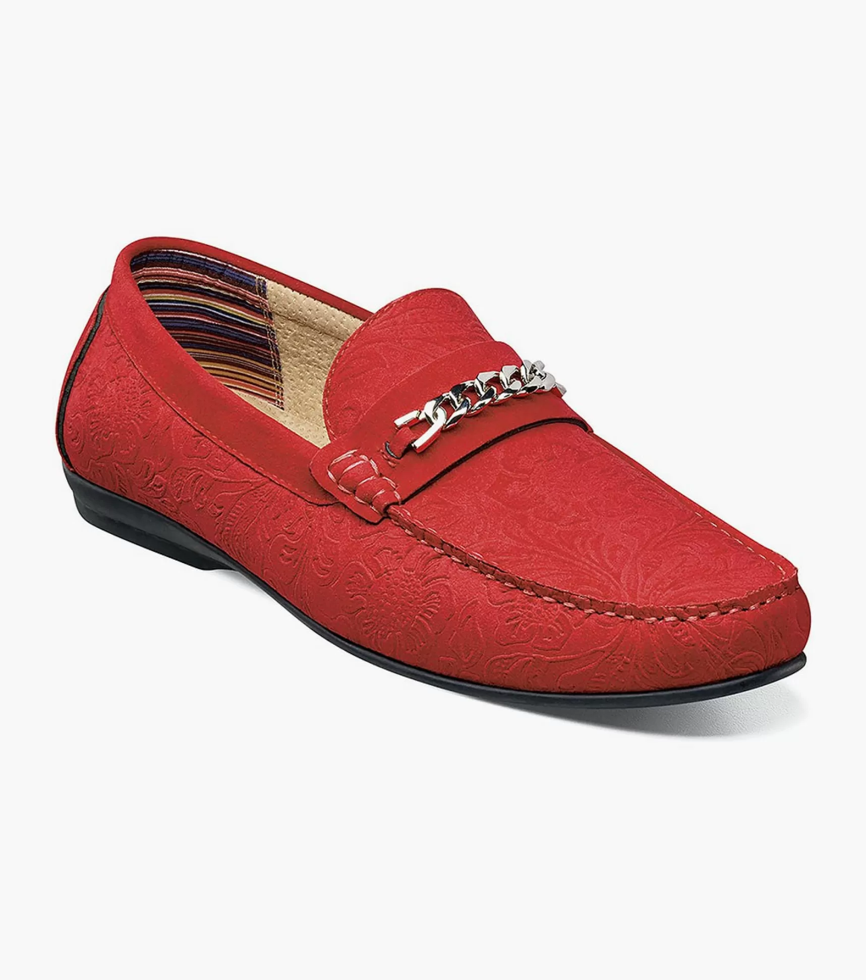 Stacy Adams Loafers>Clem Moc Toe Bit Slip On