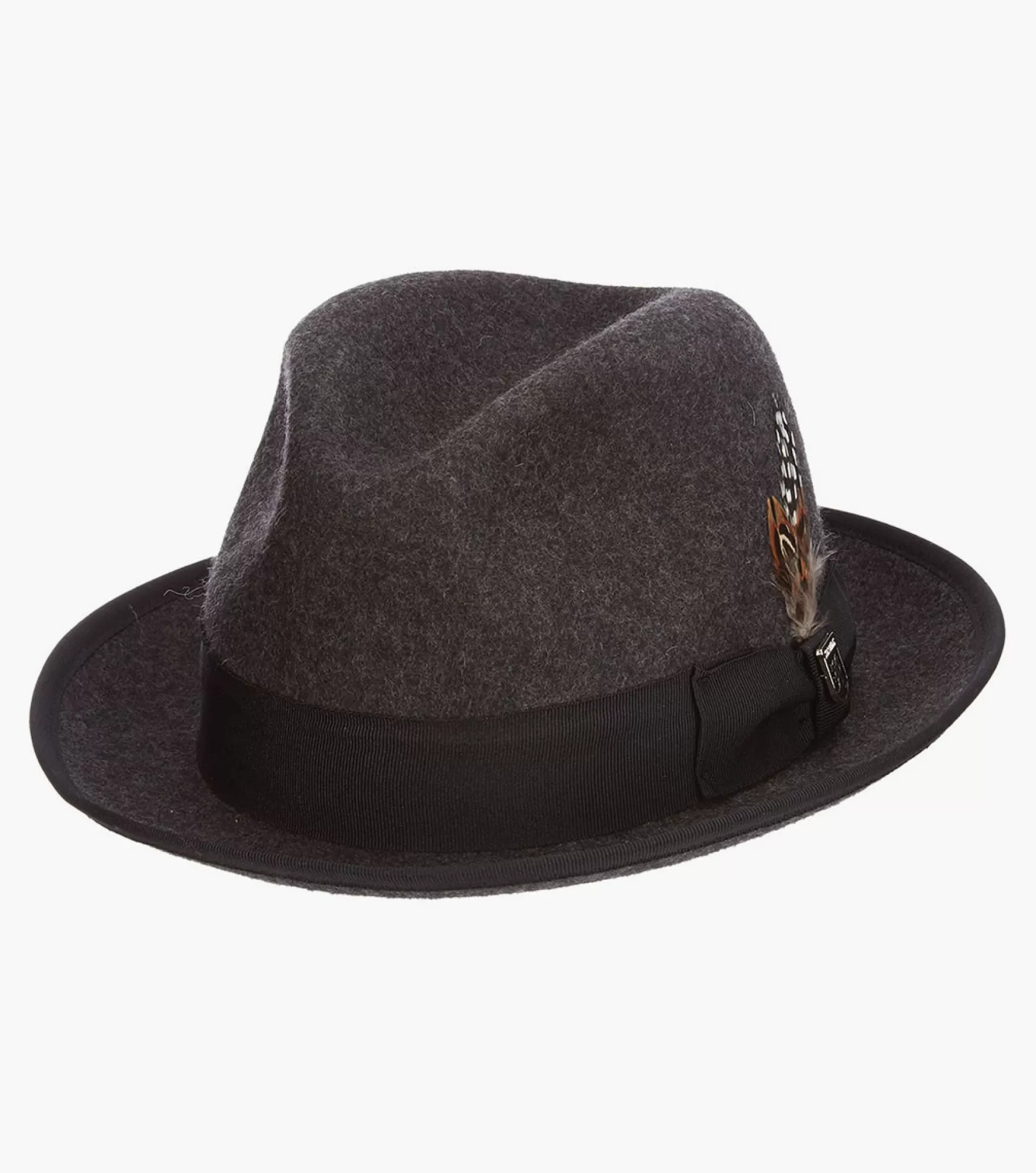 Stacy Adams Hats>Clifton Fedora Wool Pinch Front Hat