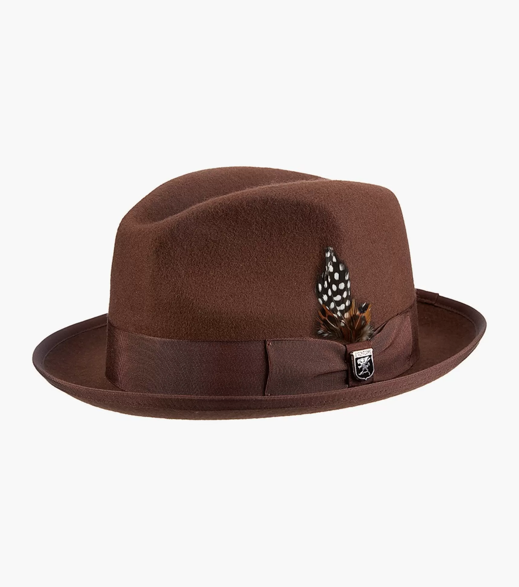 Stacy Adams Hats>Clifton Fedora Wool Pinch Front Hat