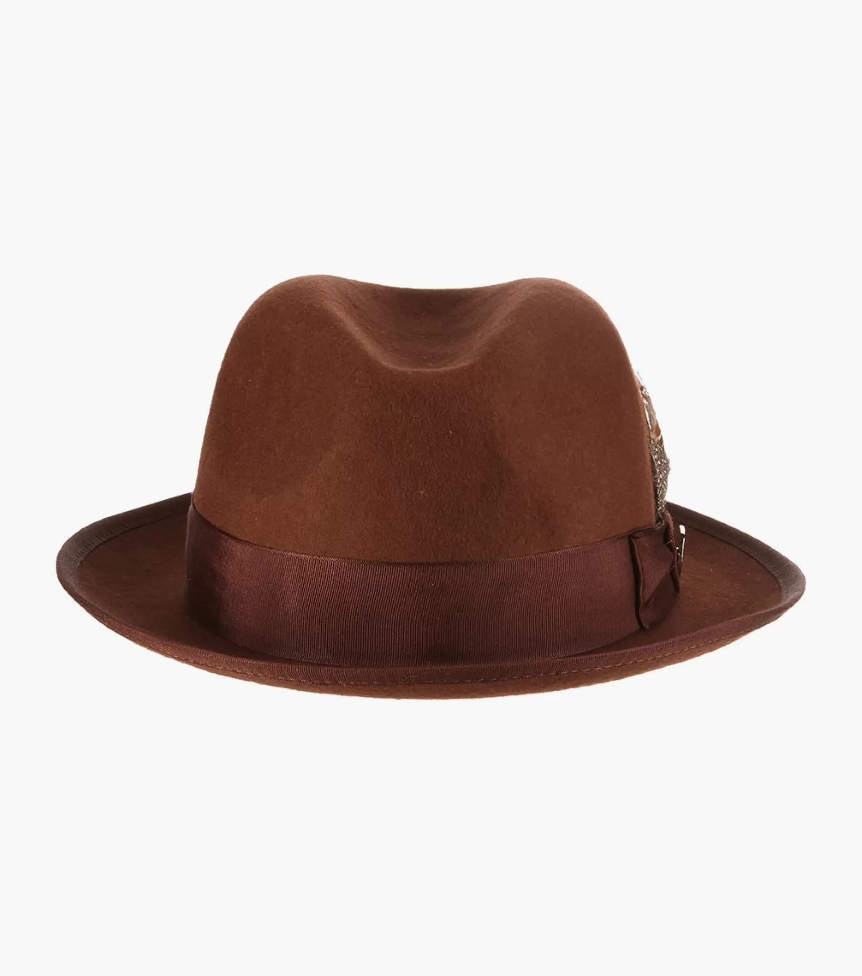 Stacy Adams Hats>Clifton Fedora Wool Pinch Front Hat