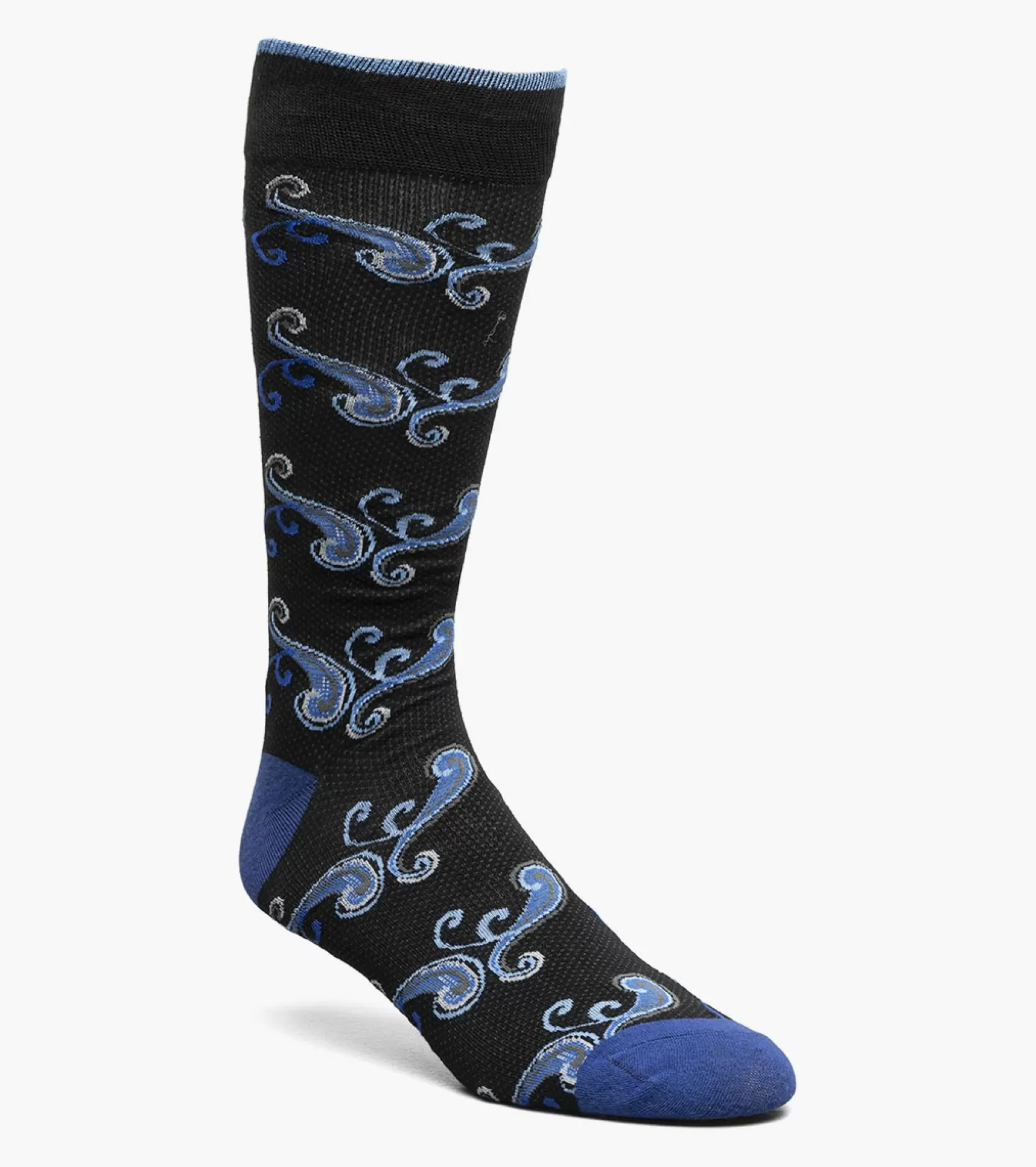 Stacy Adams Socks>Cool Paisley Men\\'S Crew Dress Sock