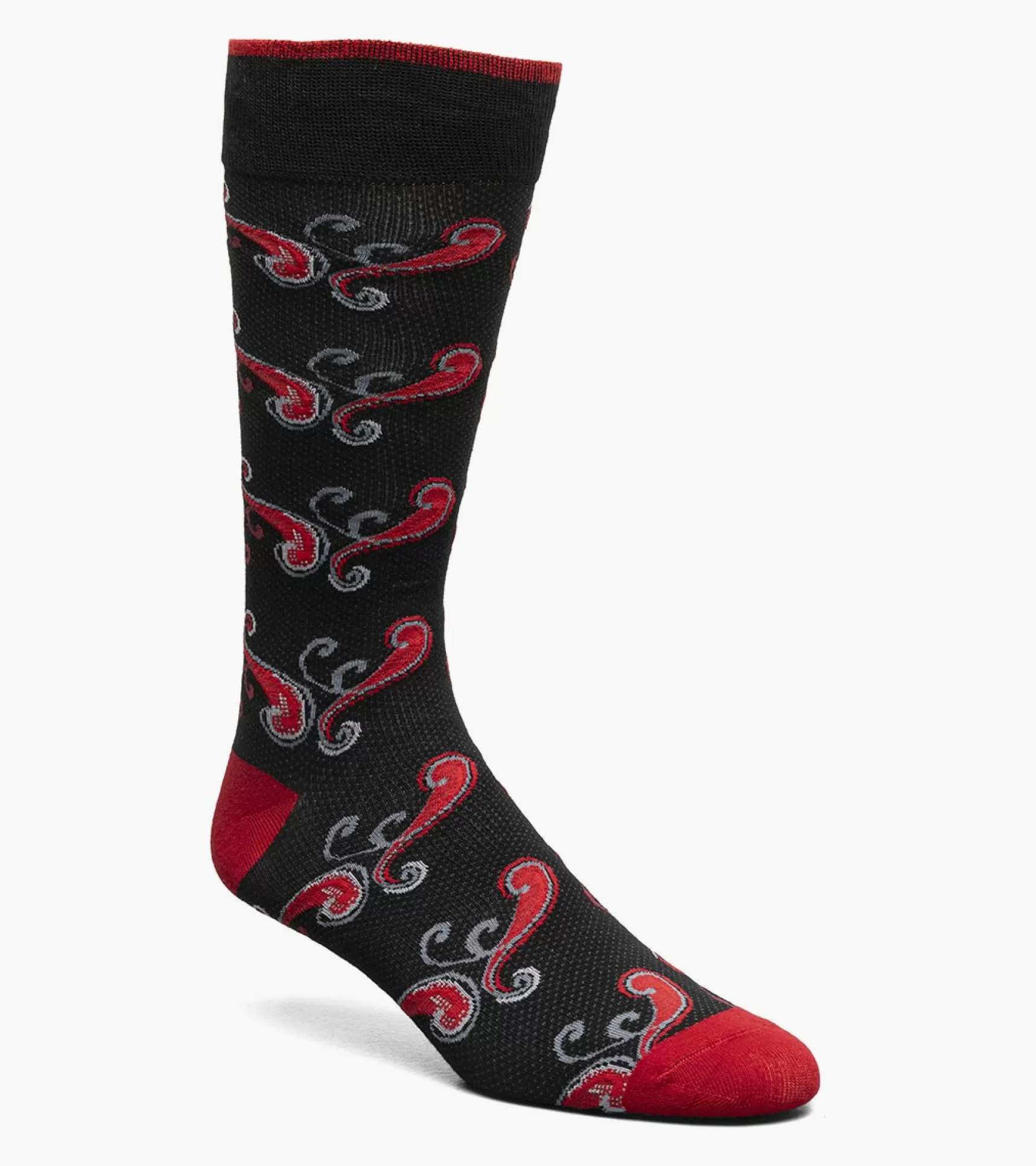 Stacy Adams Socks>Cool Paisley Men\\'S Crew Dress Sock