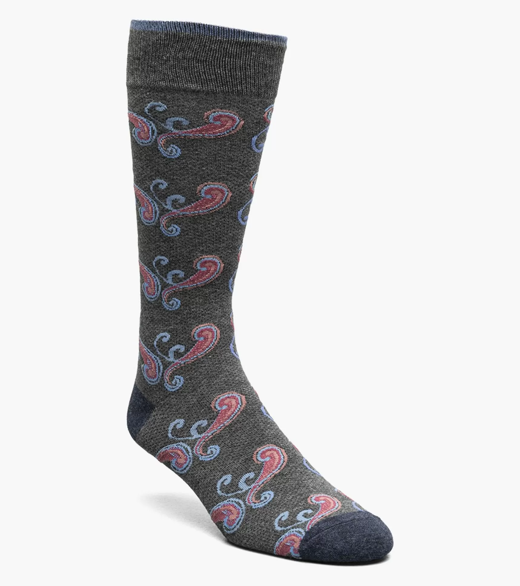 Stacy Adams Socks>Cool Paisley Men\\'S Crew Dress Sock