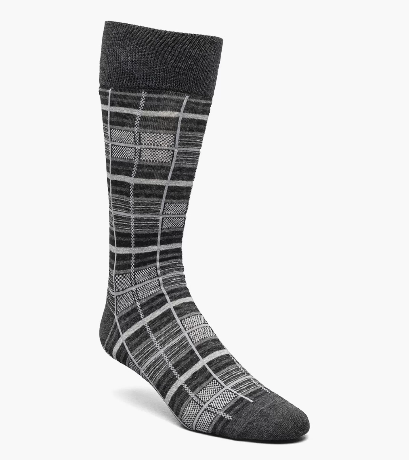 Stacy Adams Socks>Cool Plaid Men\\'S Crew Dress Socks