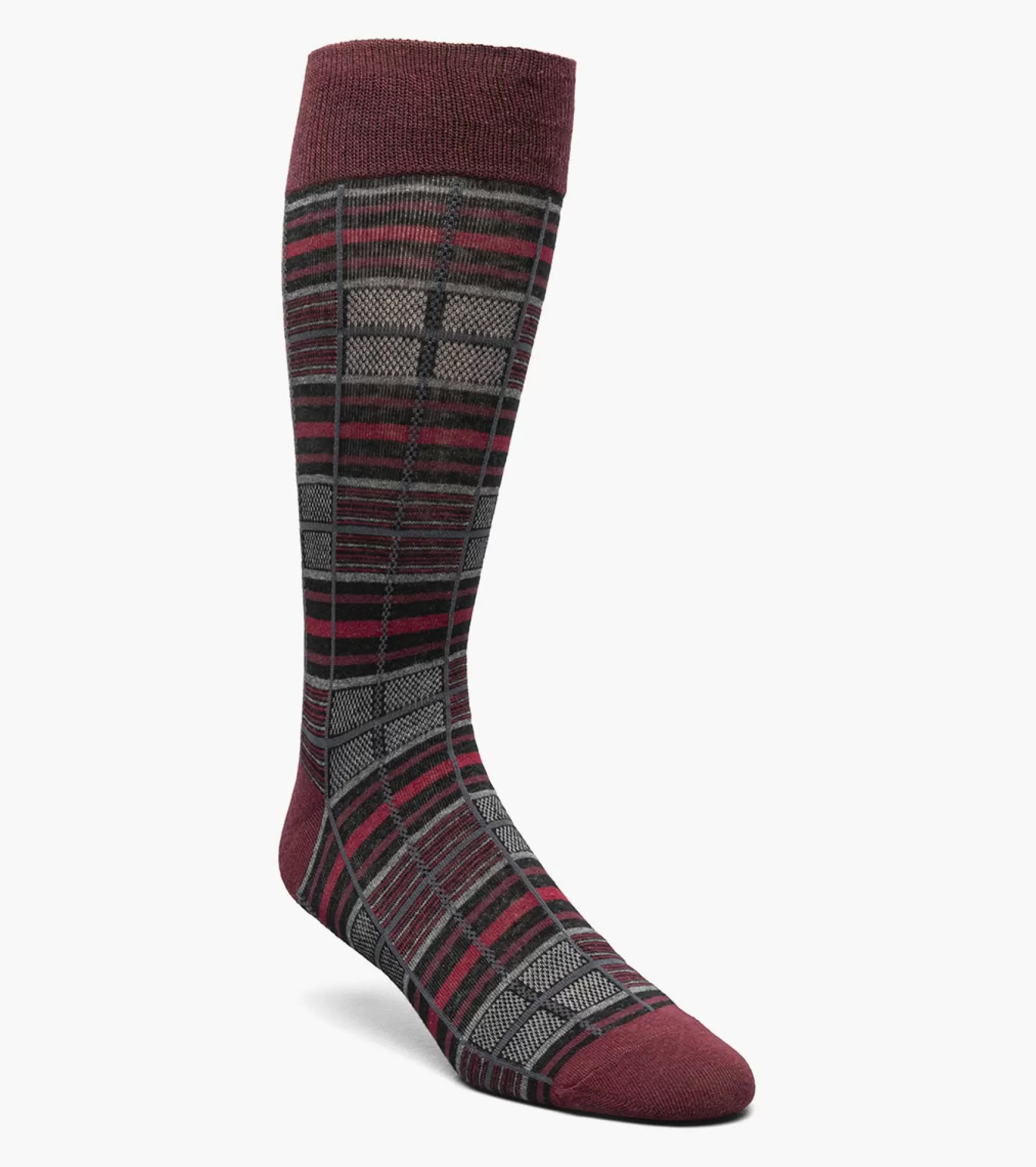 Stacy Adams Socks>Cool Plaid Men\\'S Crew Dress Socks