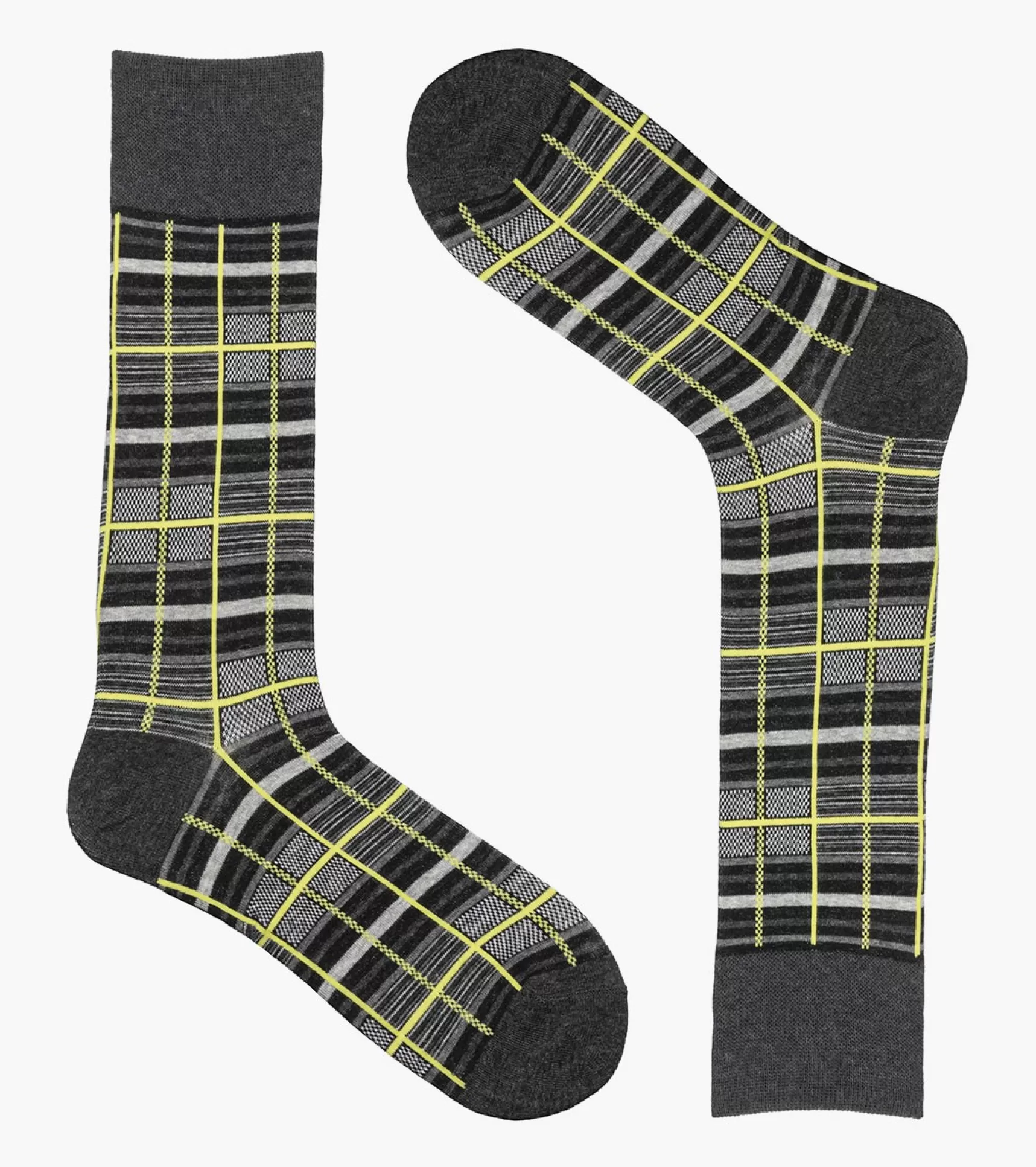 Stacy Adams Socks>Cool Plaid Men\\'S Crew Dress Socks