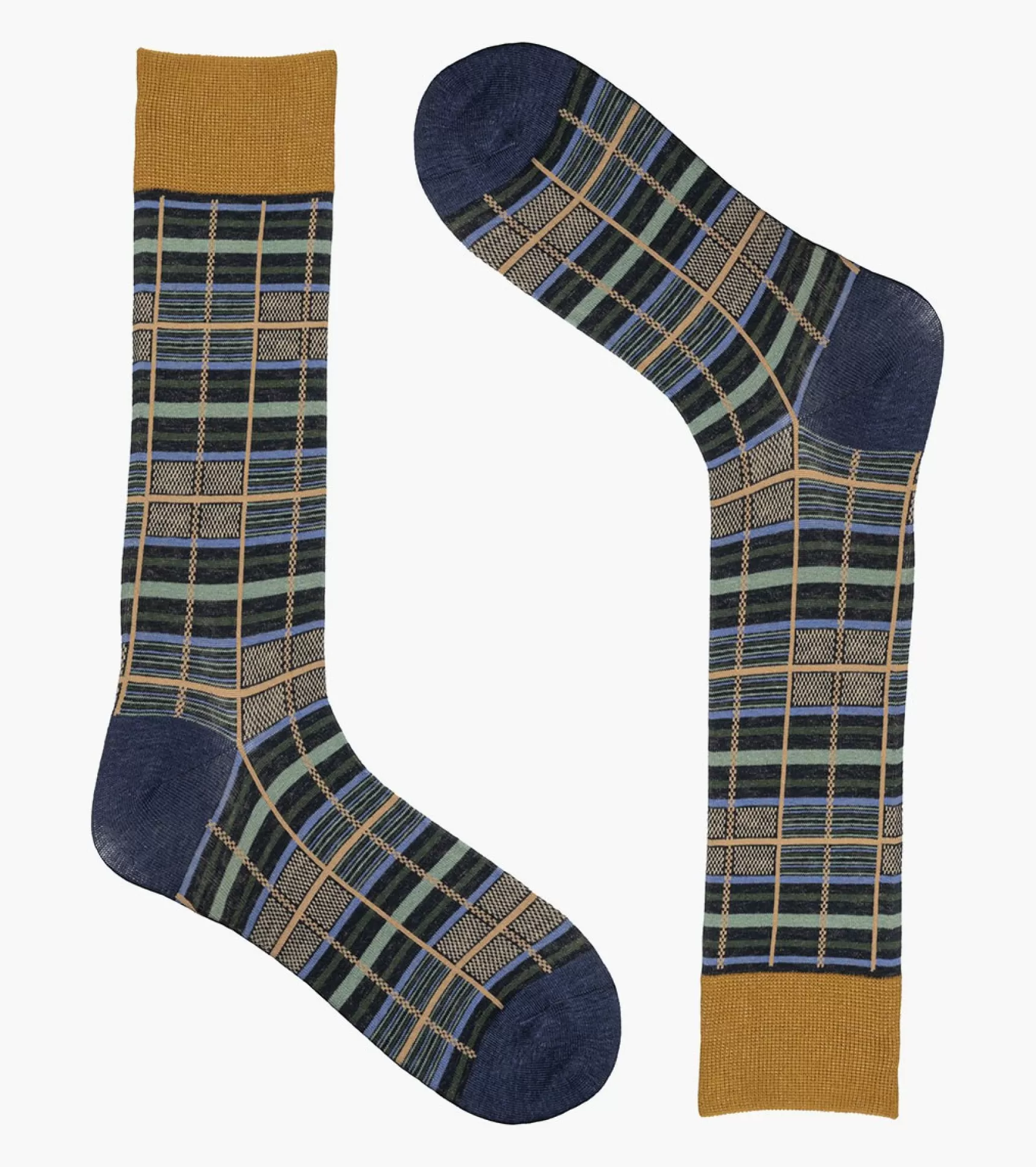 Stacy Adams Socks>Cool Plaid Men\\'S Crew Dress Socks