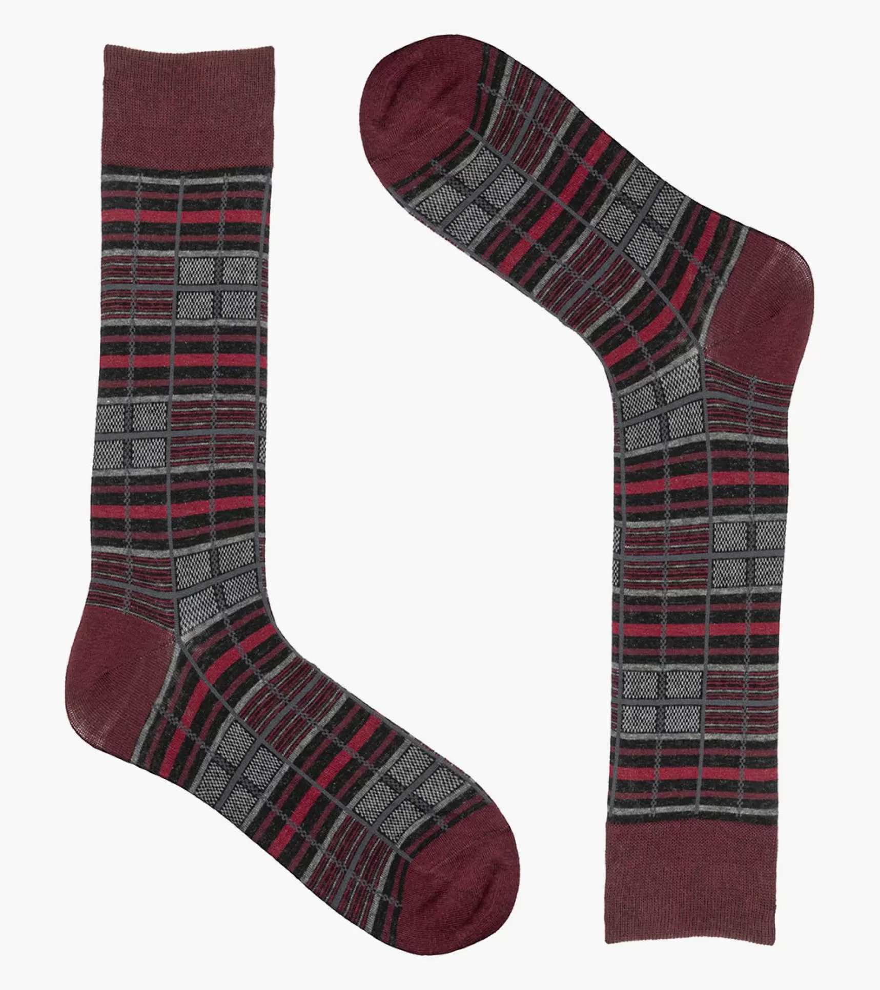 Stacy Adams Socks>Cool Plaid Men\\'S Crew Dress Socks