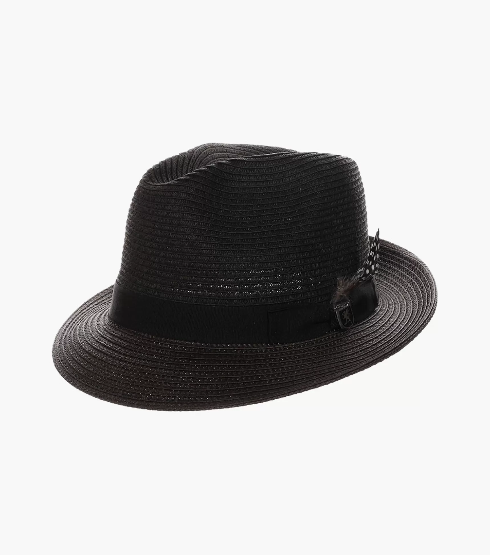 Stacy Adams Hats>Corby Fedora Paper Braid Pinch Front Hat