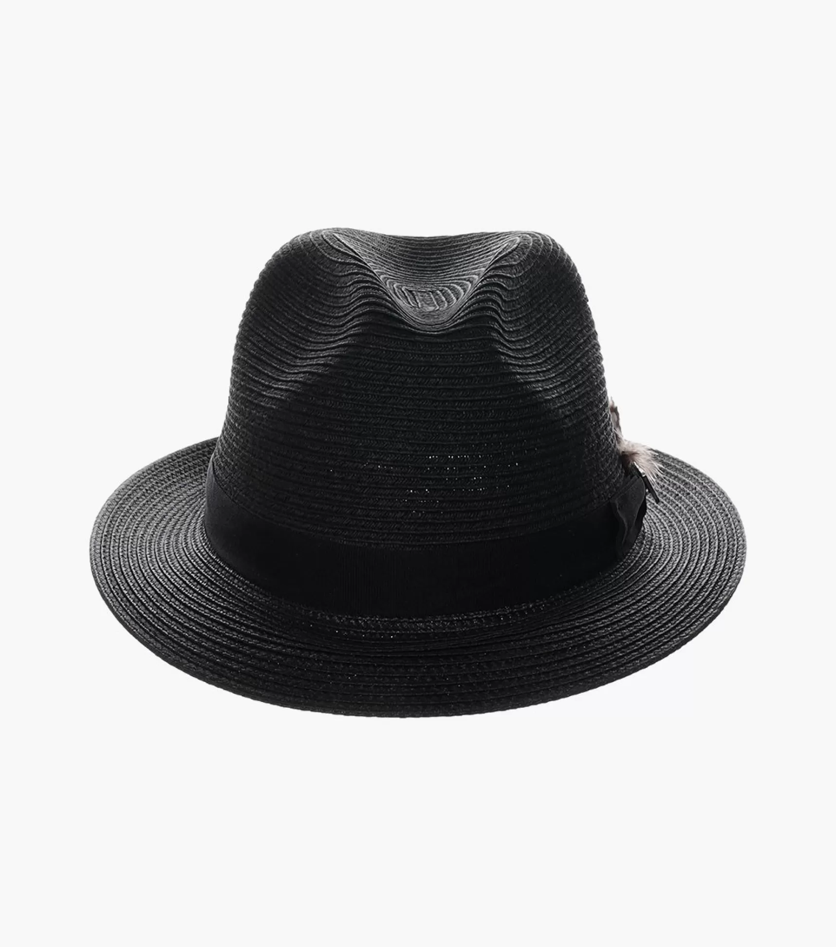 Stacy Adams Hats>Corby Fedora Paper Braid Pinch Front Hat
