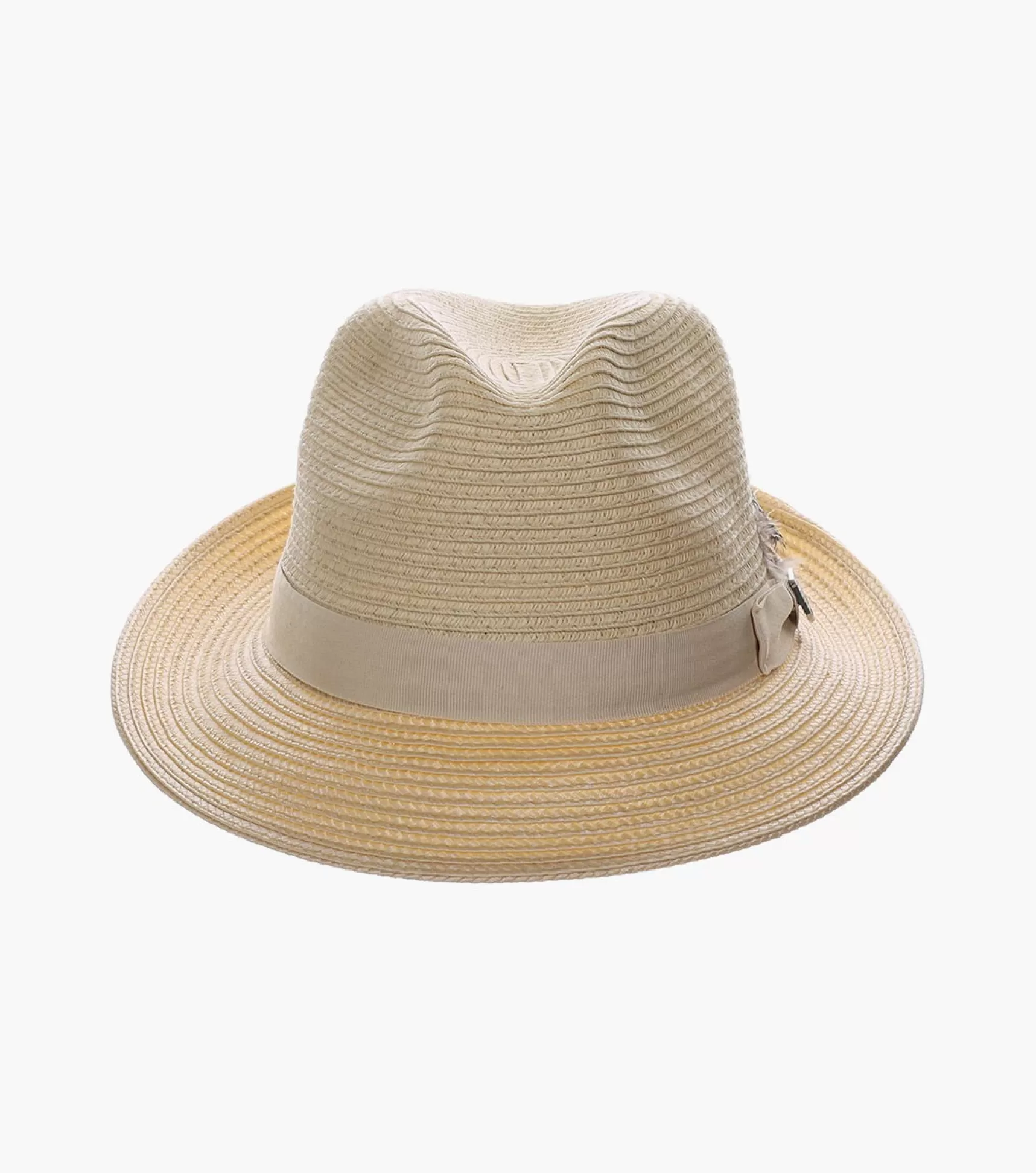 Stacy Adams Hats>Corby Fedora Paper Braid Pinch Front Hat