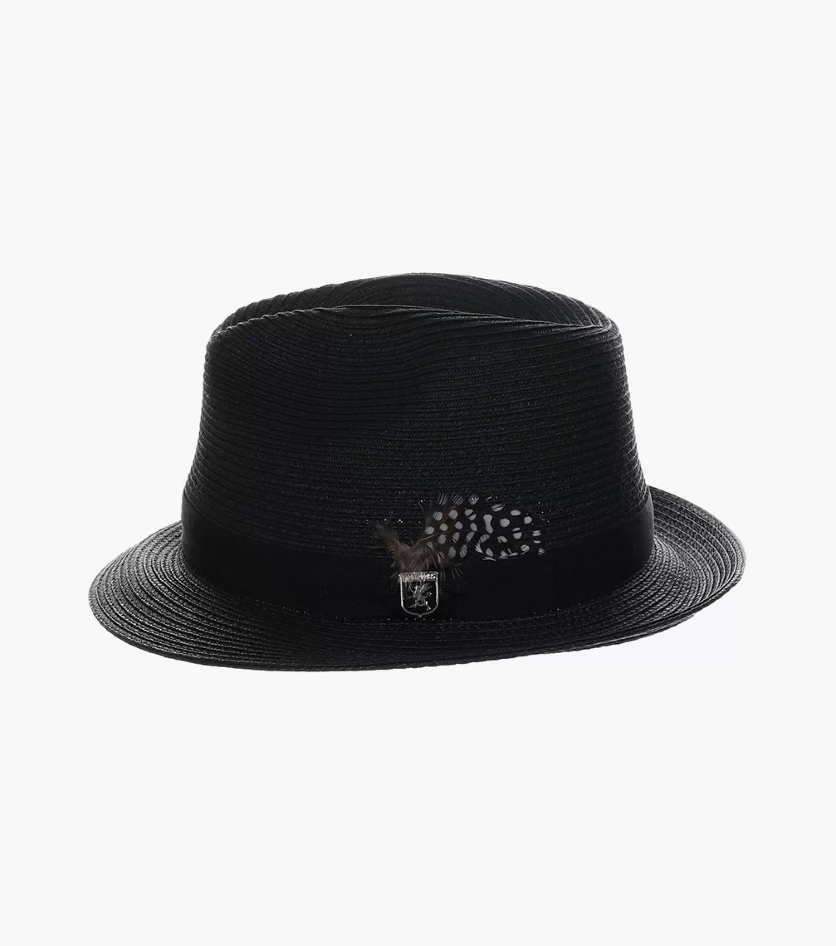 Stacy Adams Hats>Corby Fedora Paper Braid Pinch Front Hat