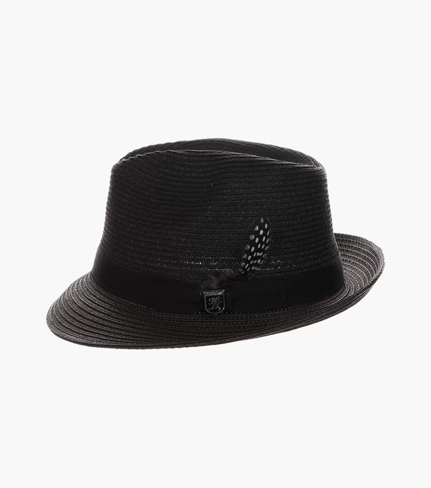 Stacy Adams Hats>Corby Fedora Paper Braid Pinch Front Hat