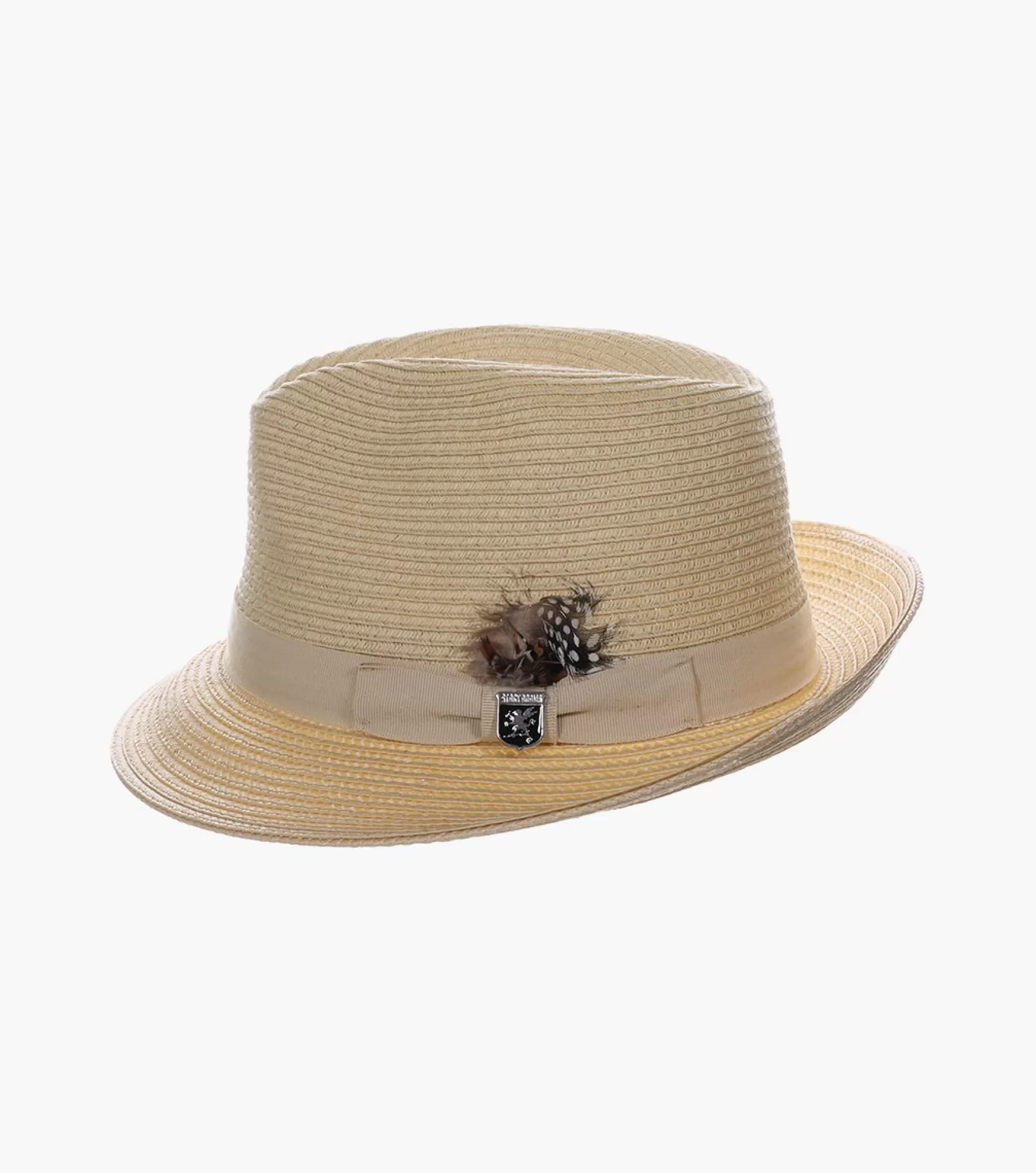 Stacy Adams Hats>Corby Fedora Paper Braid Pinch Front Hat
