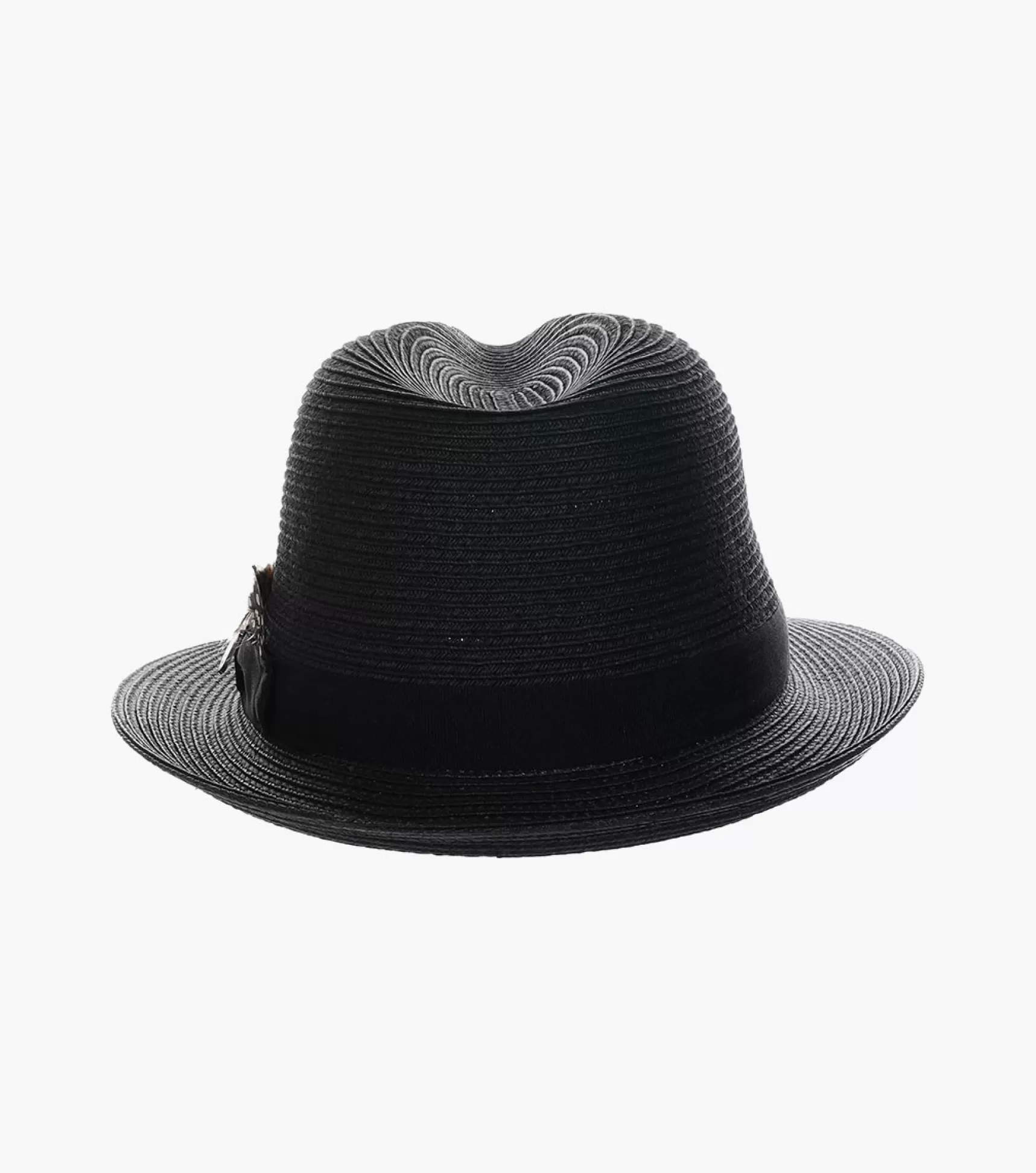 Stacy Adams Hats>Corby Fedora Paper Braid Pinch Front Hat