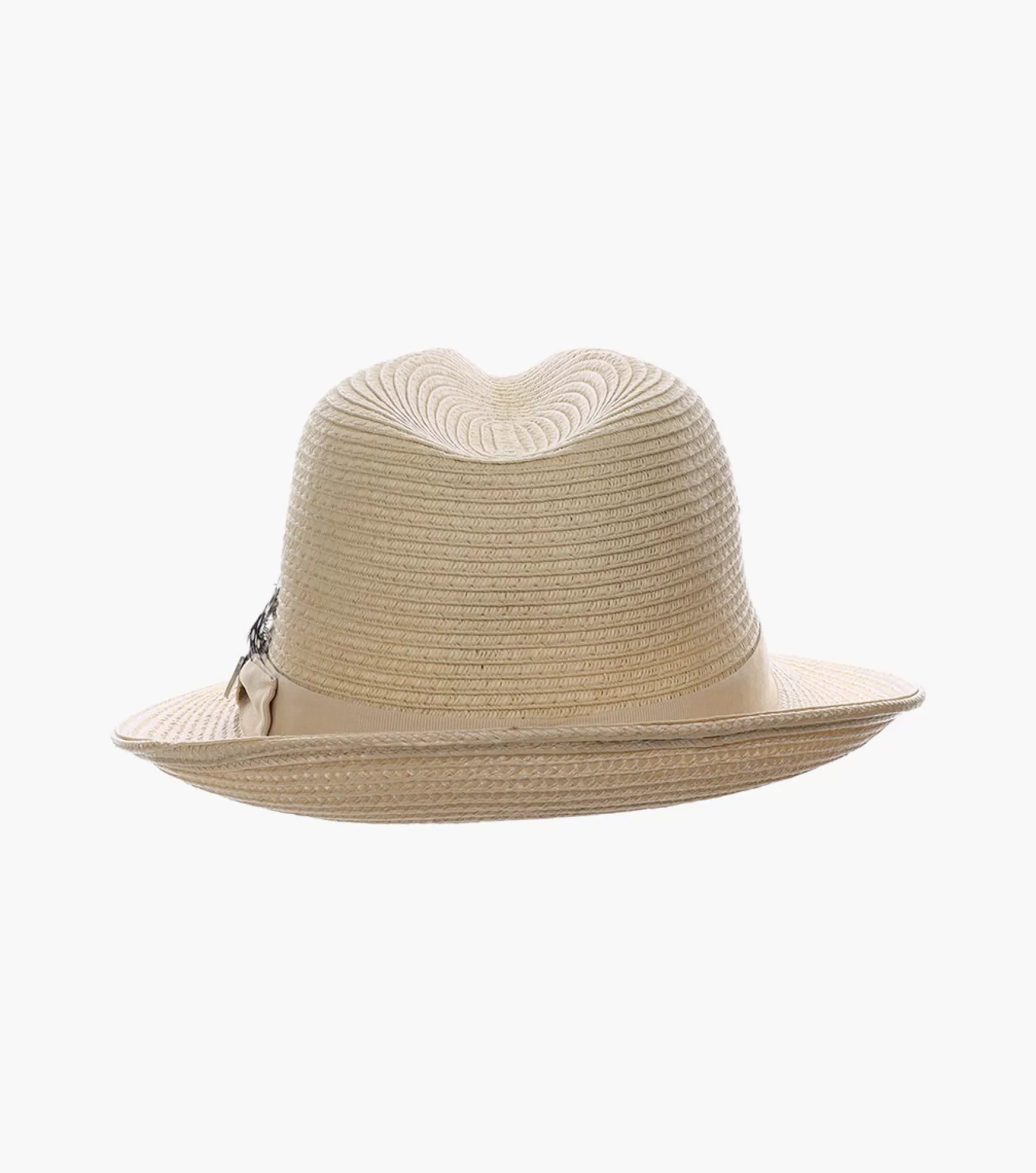 Stacy Adams Hats>Corby Fedora Paper Braid Pinch Front Hat