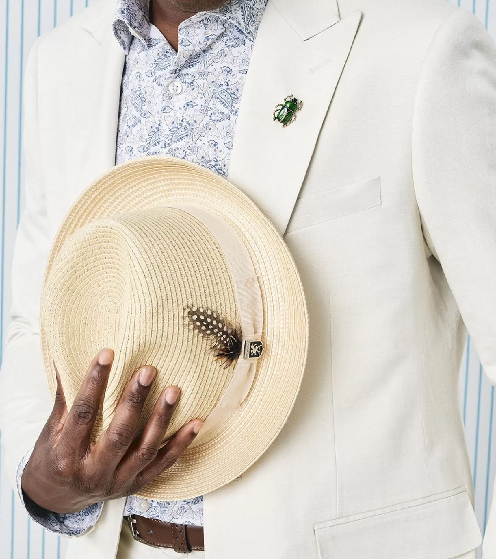 Stacy Adams Hats>Corby Fedora Paper Braid Pinch Front Hat