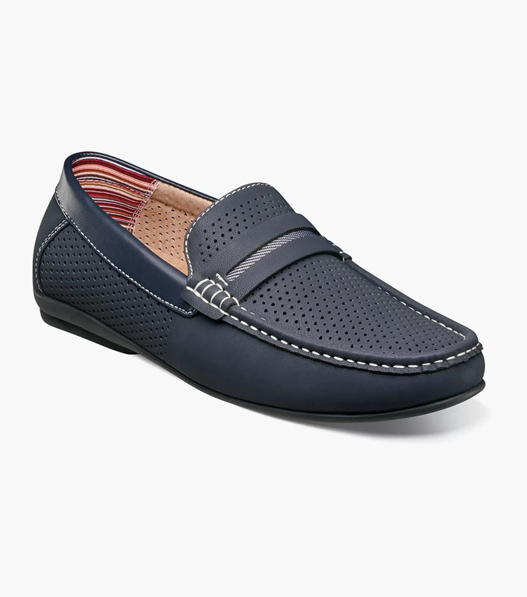 Stacy Adams Loafers>Corby Moc Toe Saddle Slip On