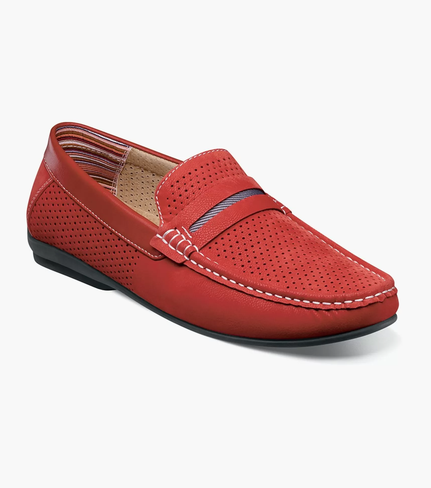 Stacy Adams Loafers>Corby Moc Toe Saddle Slip On