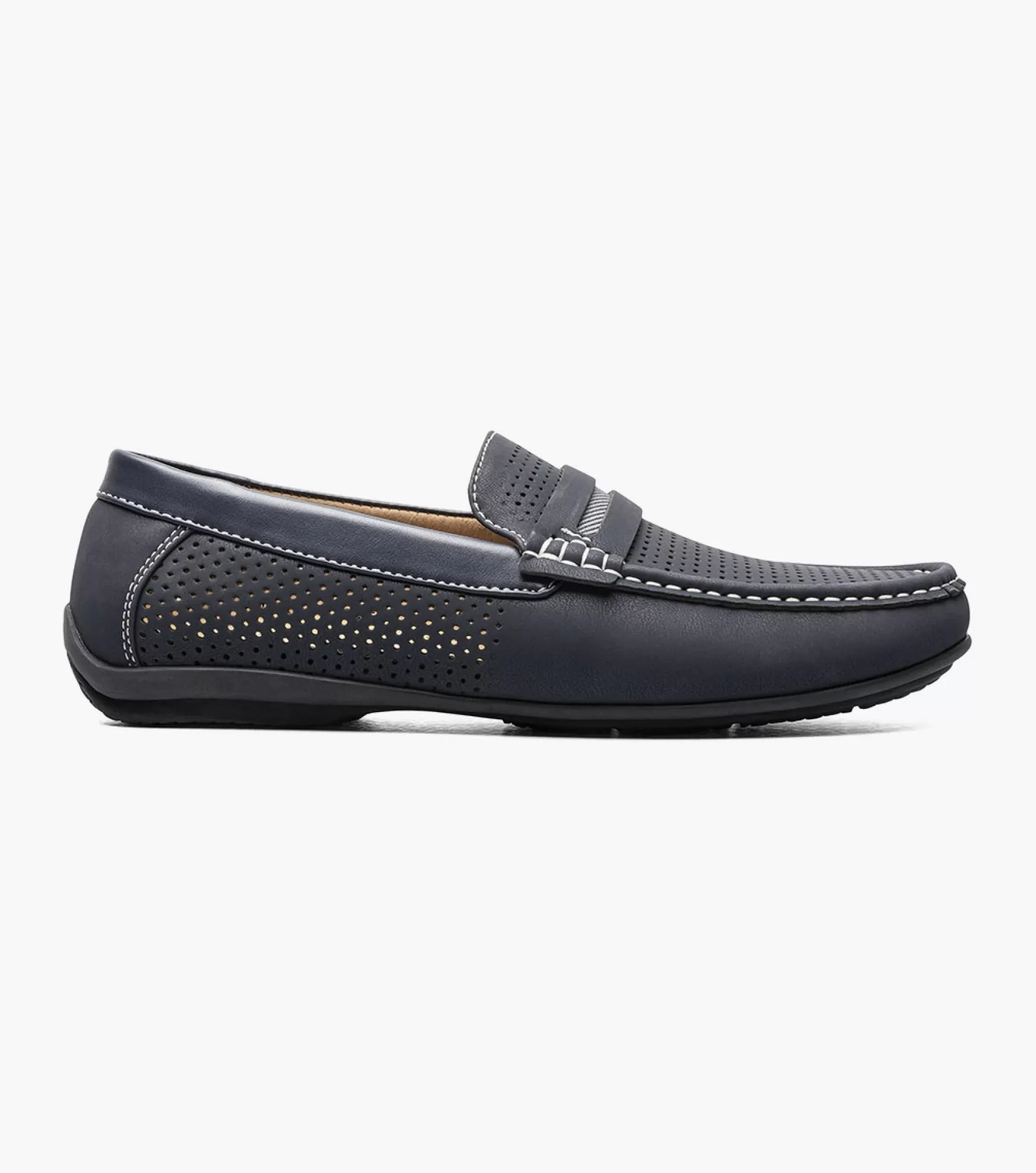 Stacy Adams Loafers>Corby Moc Toe Saddle Slip On