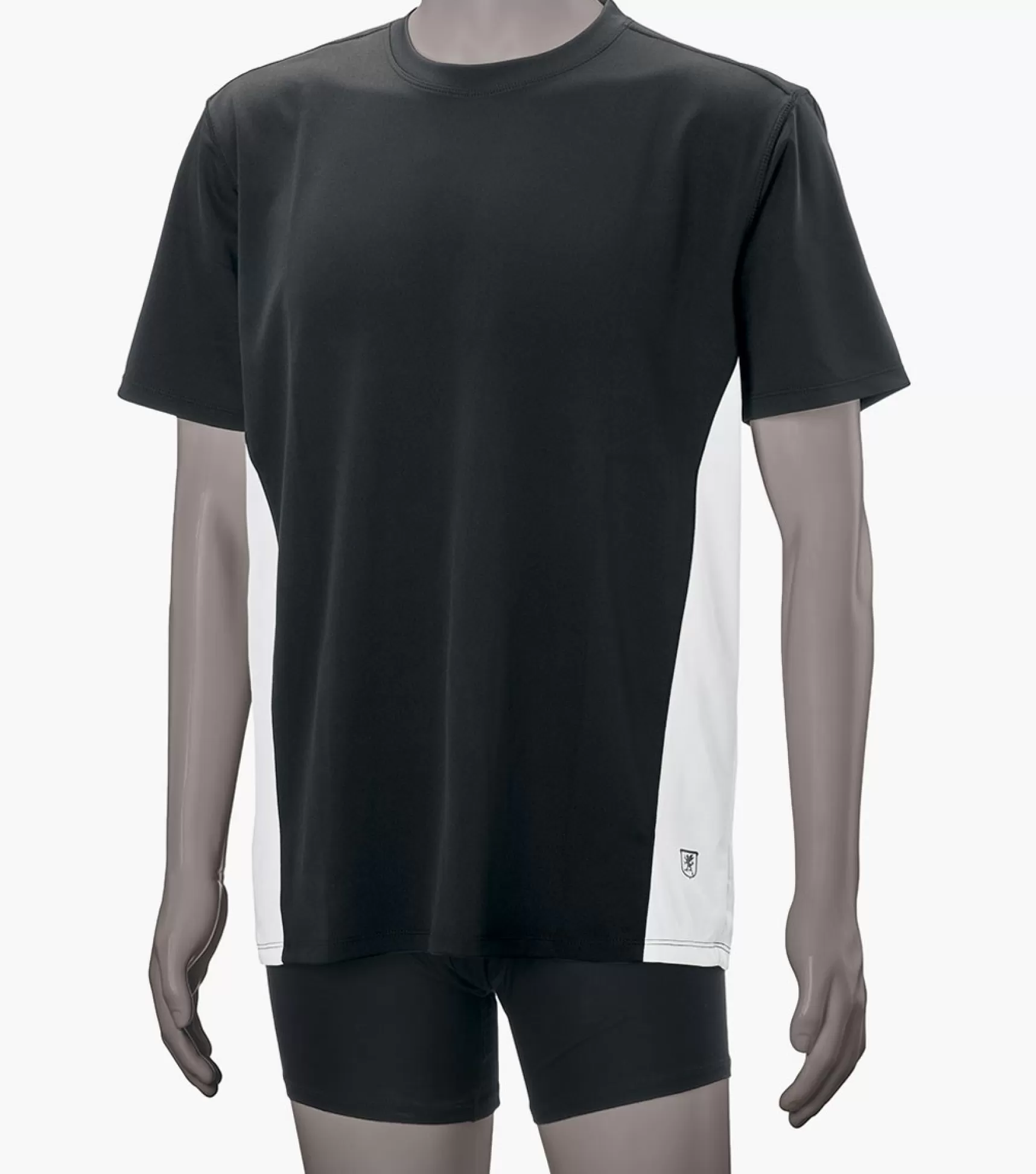 Stacy Adams Loungewear>Crew Neck Block T-Shirt Performance Fabric