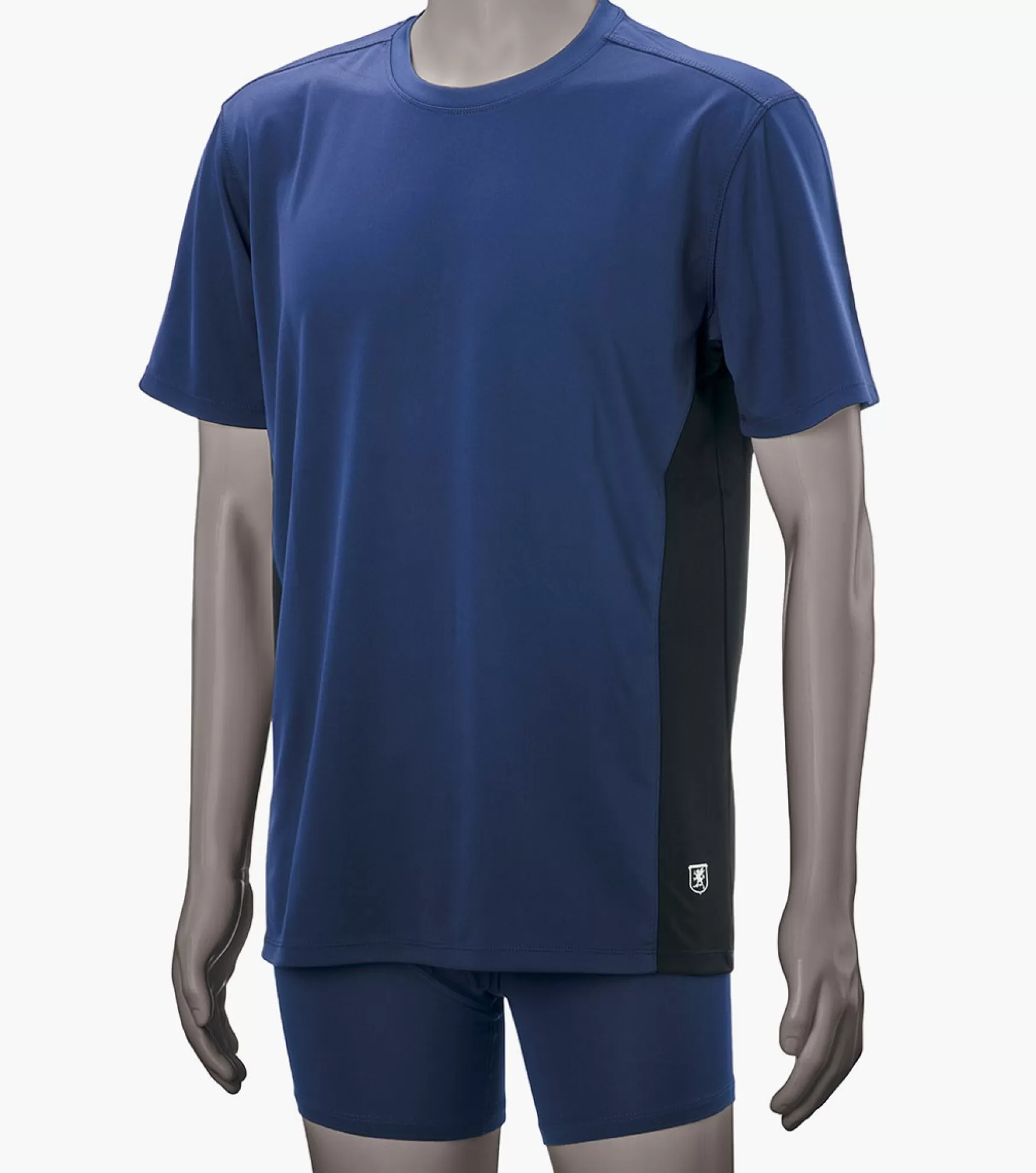 Stacy Adams Loungewear>Crew Neck Block T-Shirt Performance Fabric