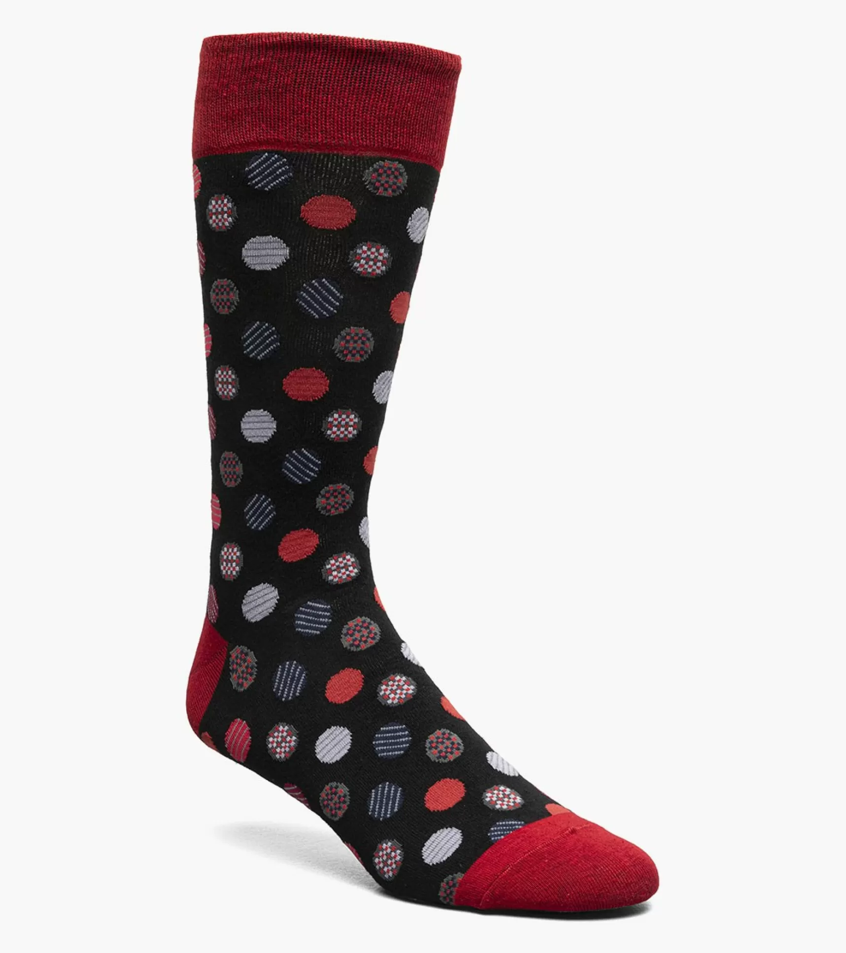 Stacy Adams Socks>Dots Men\\'S Crew Dress Sock