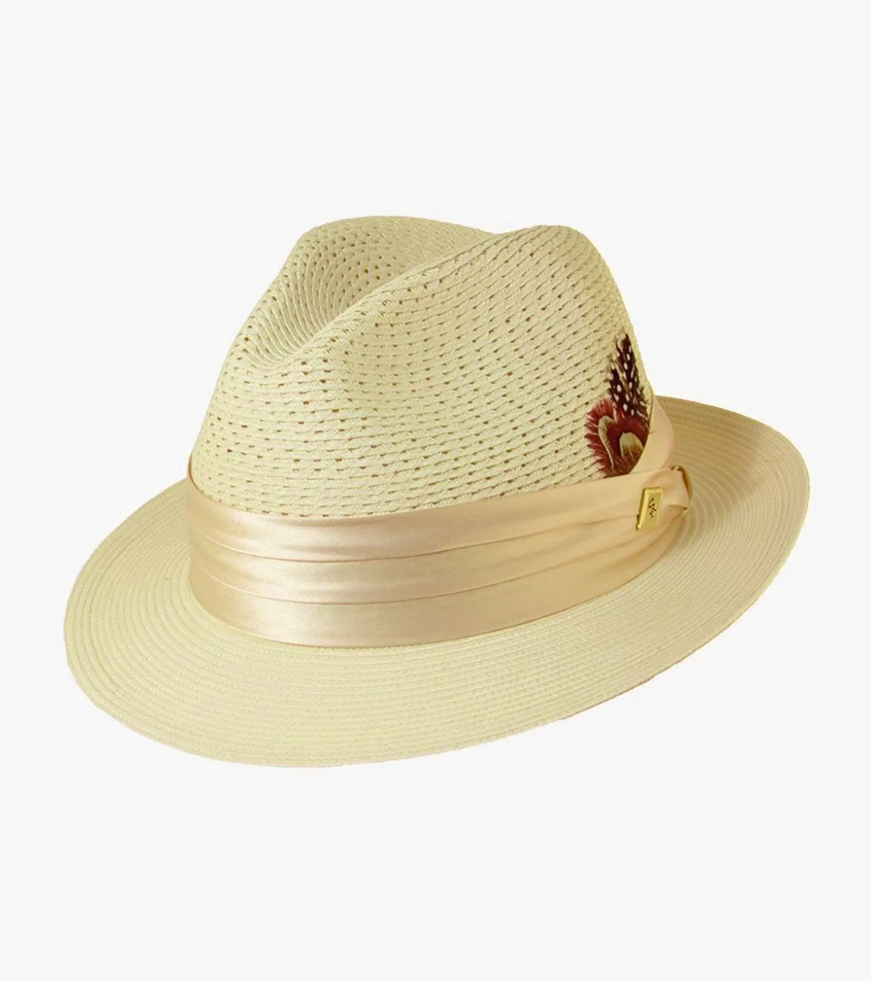 Stacy Adams Hats>Dublin Fedora Poly Braided Pinch Front Hat