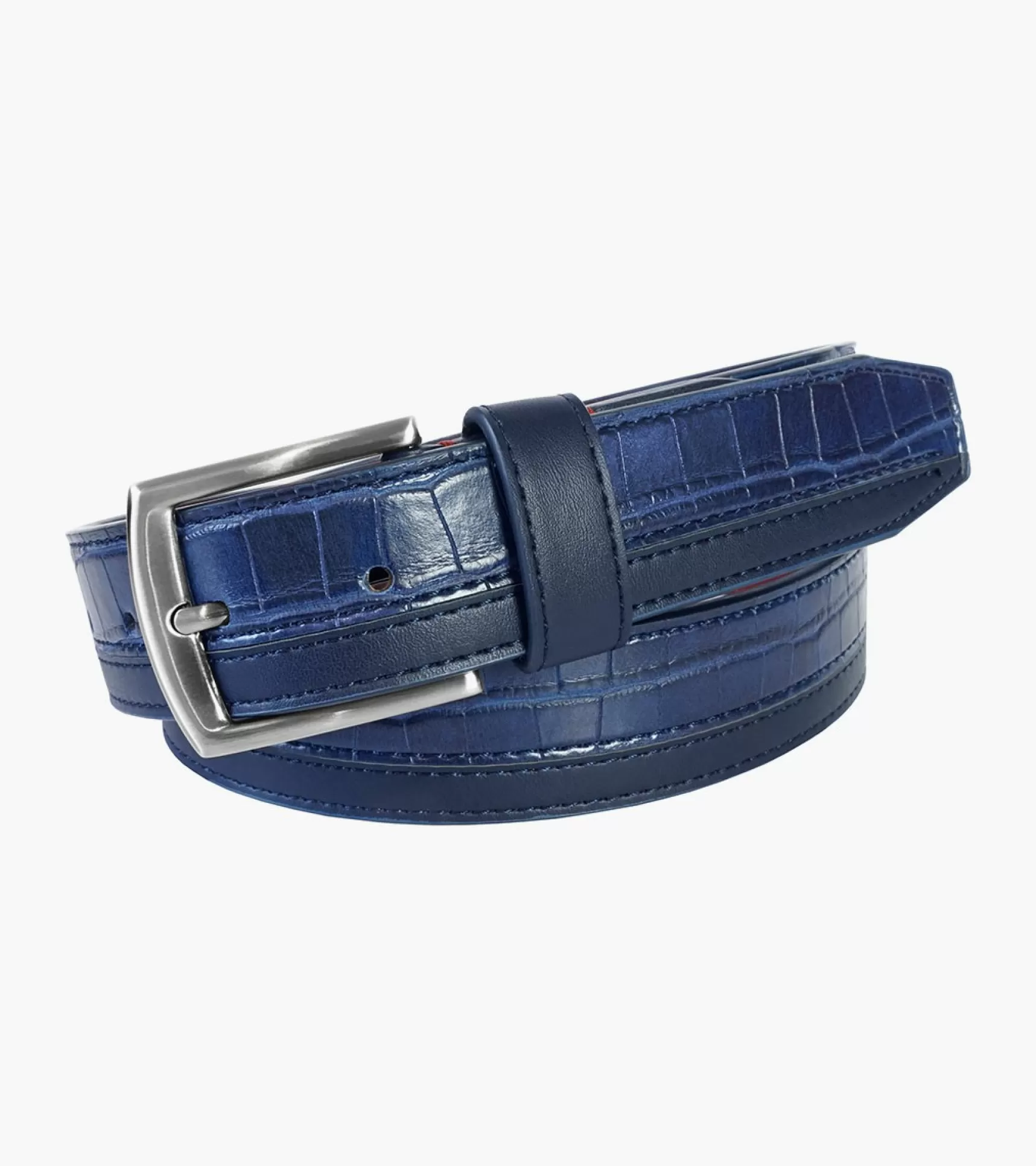 Stacy Adams Belts>Durant Croc Embossed Belt