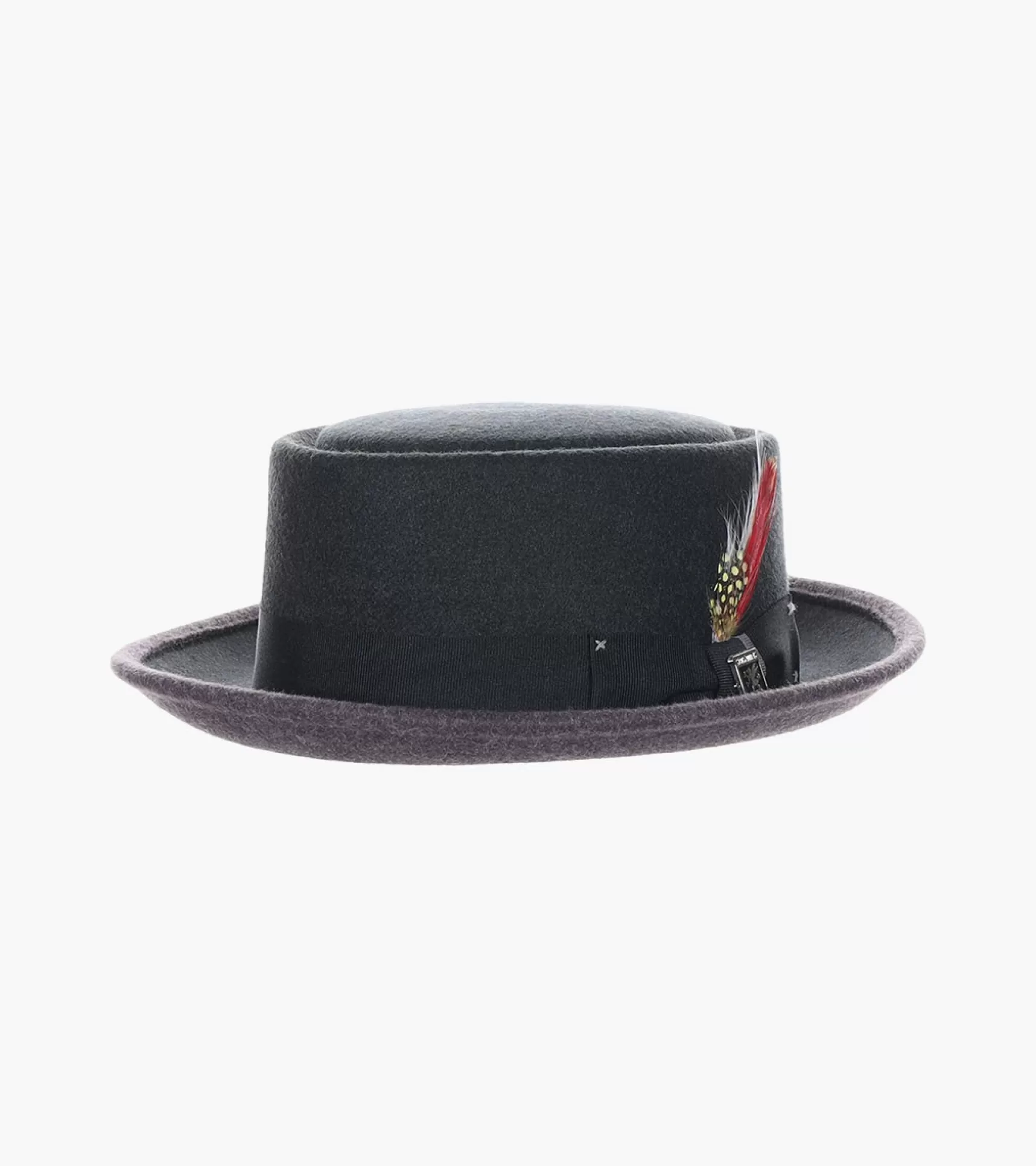 Stacy Adams Hats>Essex Pork Pie Provatoknit Flat Top Hat