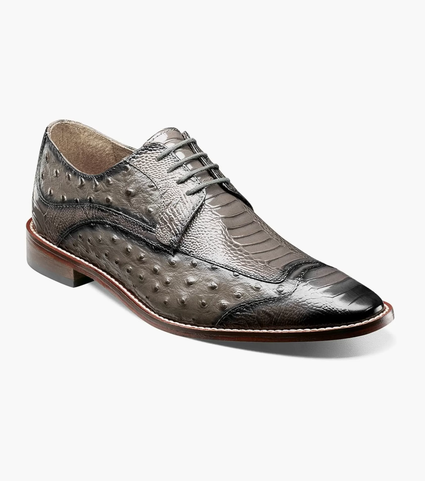 Stacy Adams Wingtips>Fanelli Modified Wingtip Oxford