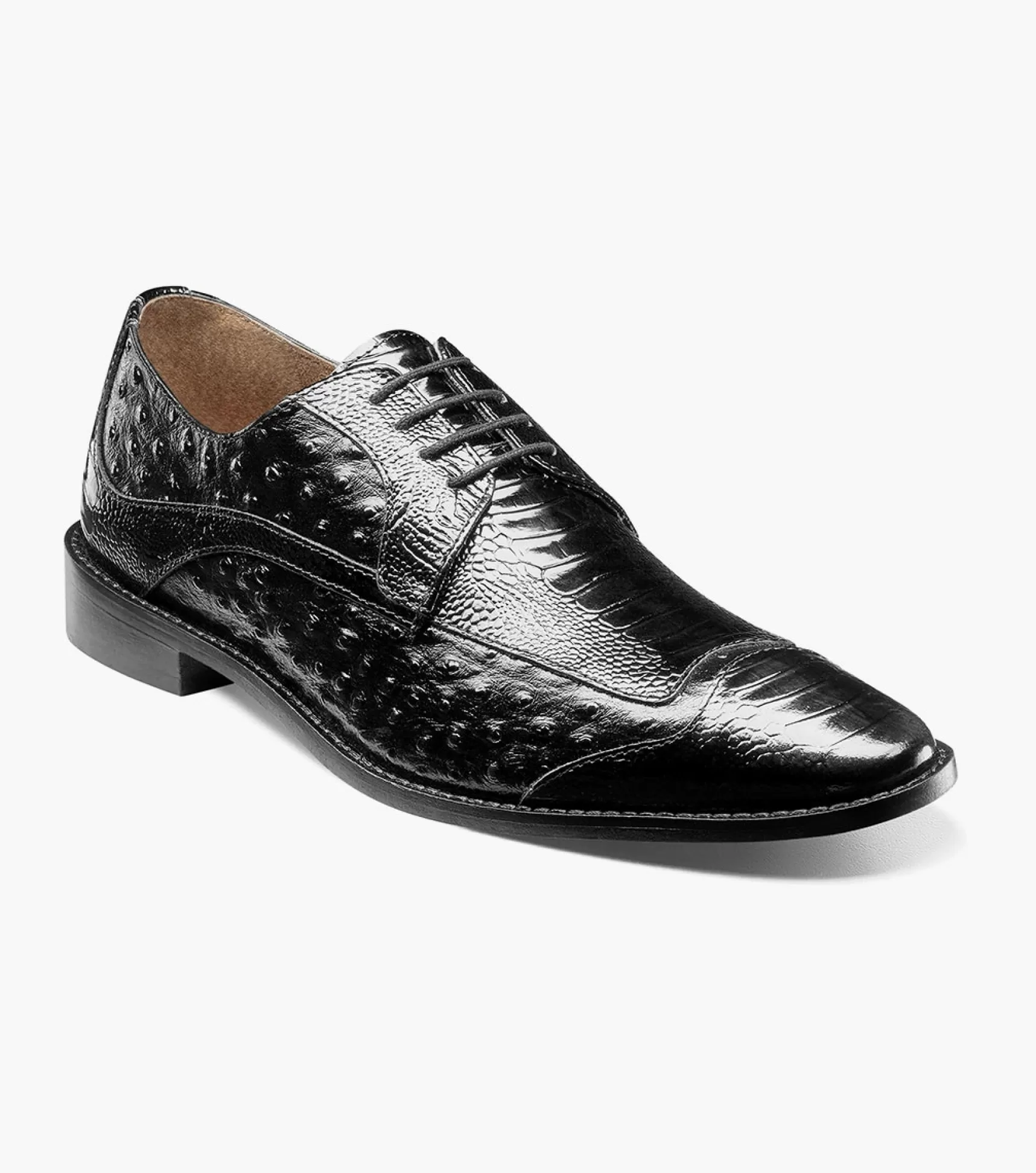 Stacy Adams Wingtips>Fanelli Modified Wingtip Oxford