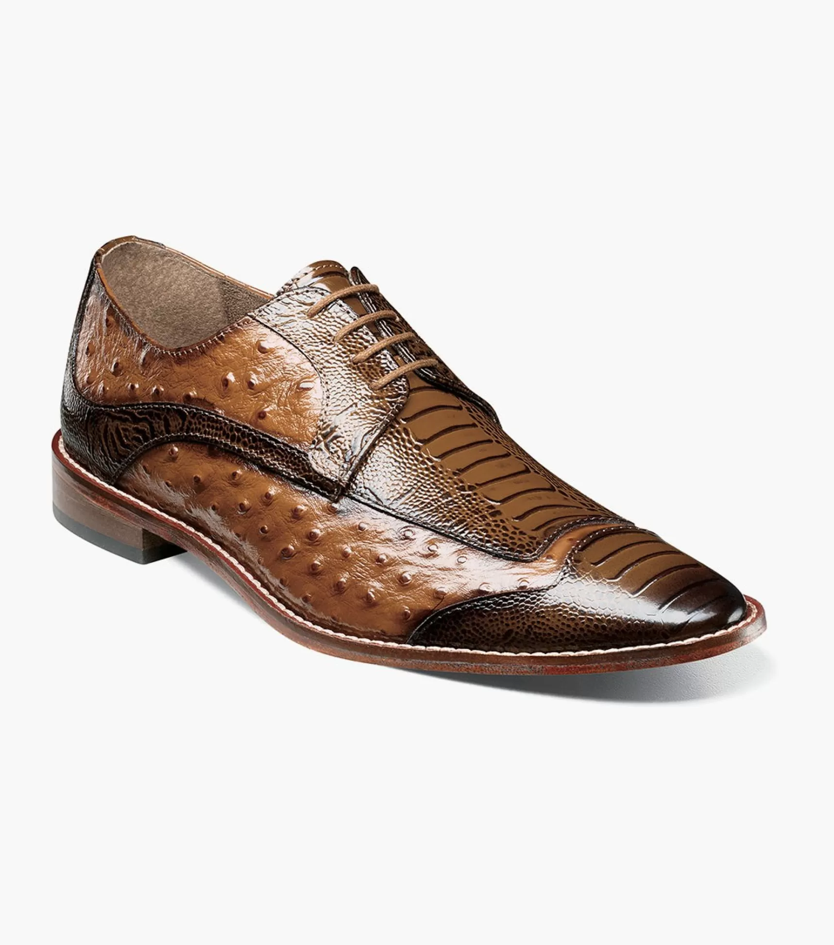 Stacy Adams Wingtips>Fanelli Modified Wingtip Oxford