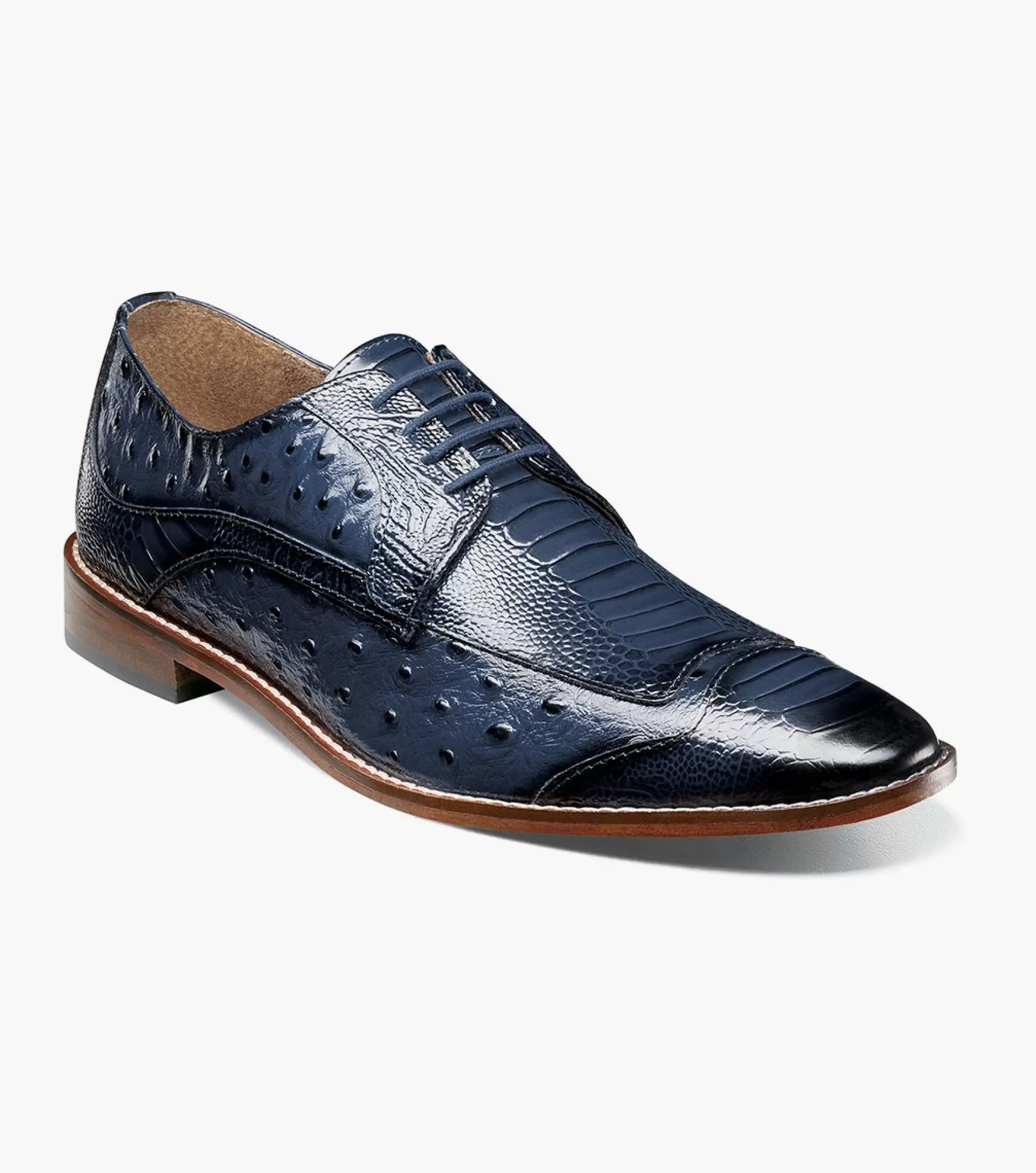 Stacy Adams Wingtips>Fanelli Modified Wingtip Oxford