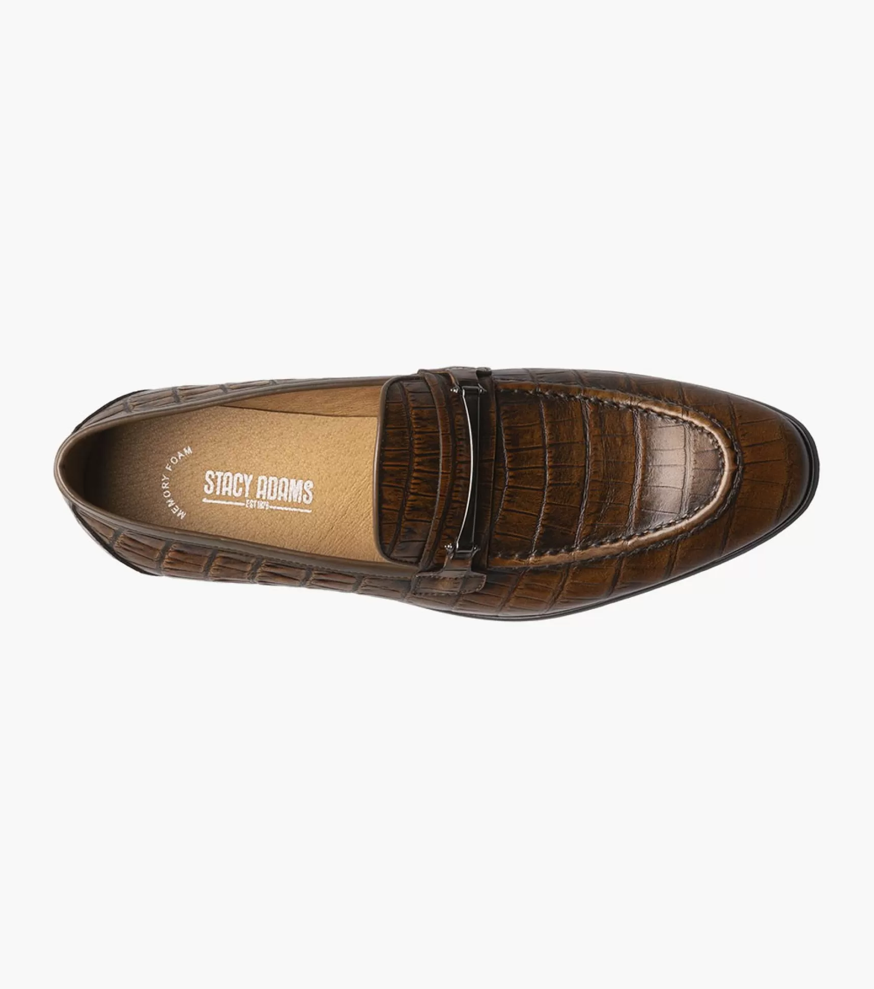 Stacy Adams Loafers>Ferdinand Moc Toe Bit Slip On